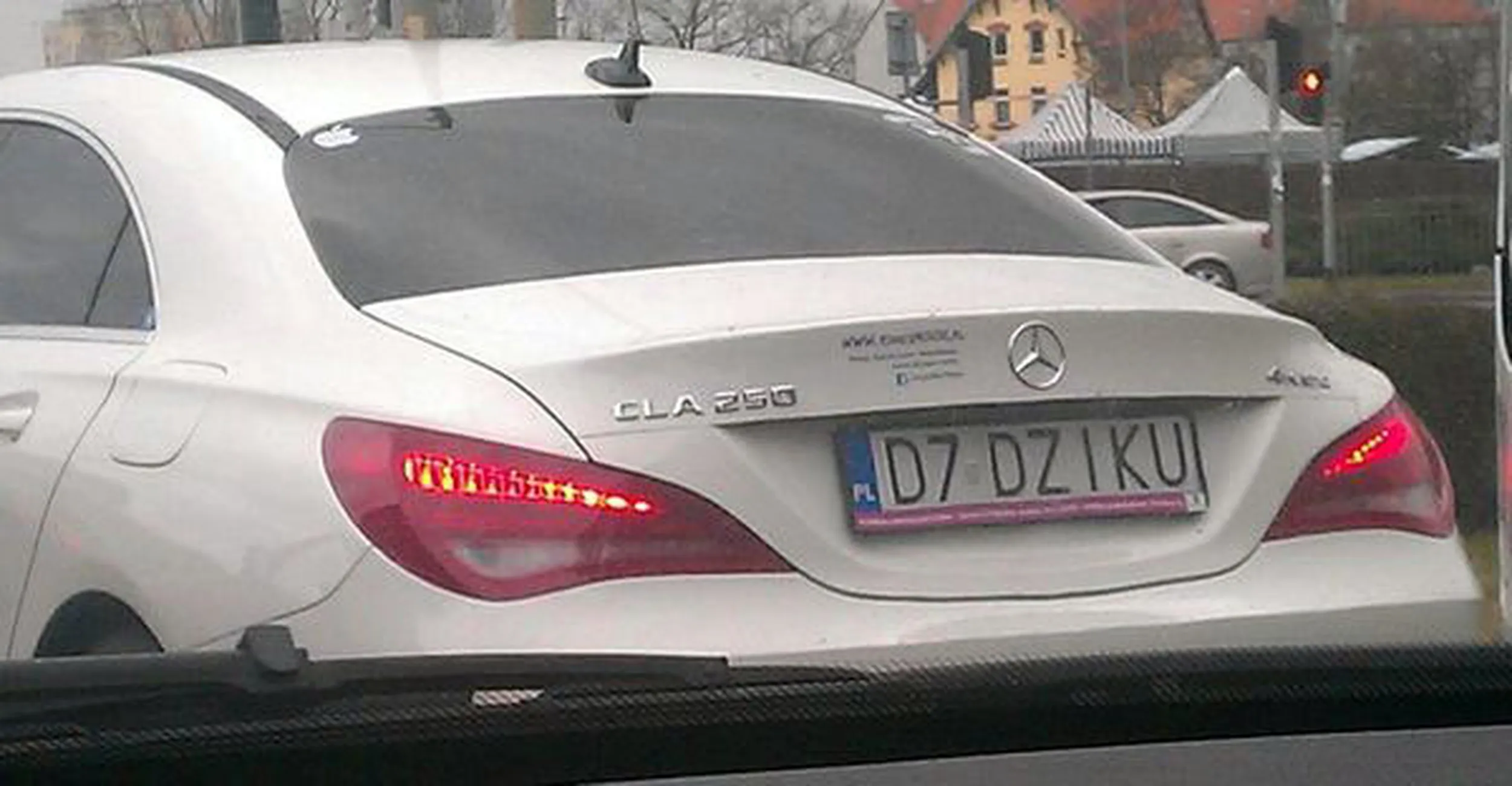 Fajny numer, blacha D7 DZIKU