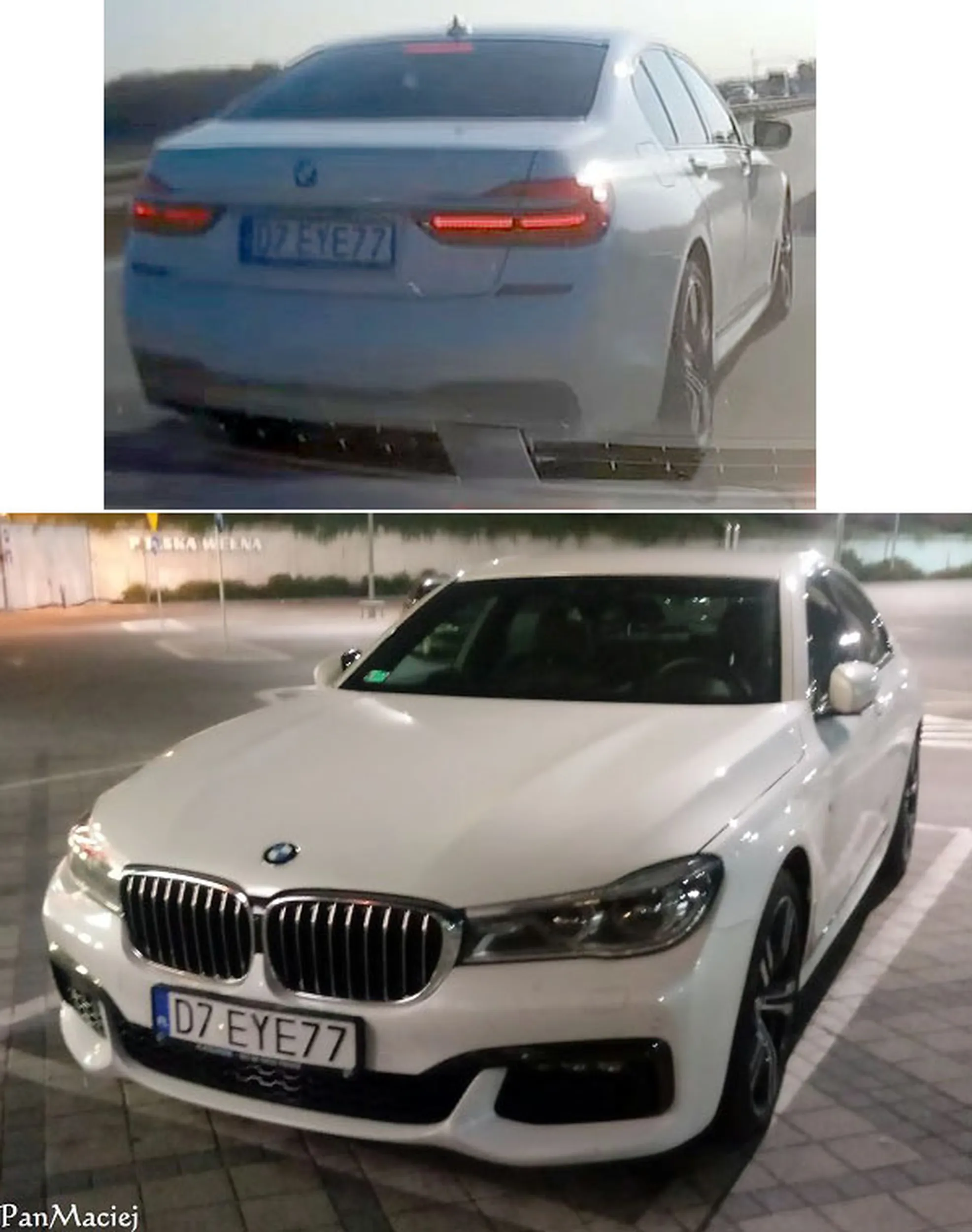 Fajny numer, blacha D7 EYE77