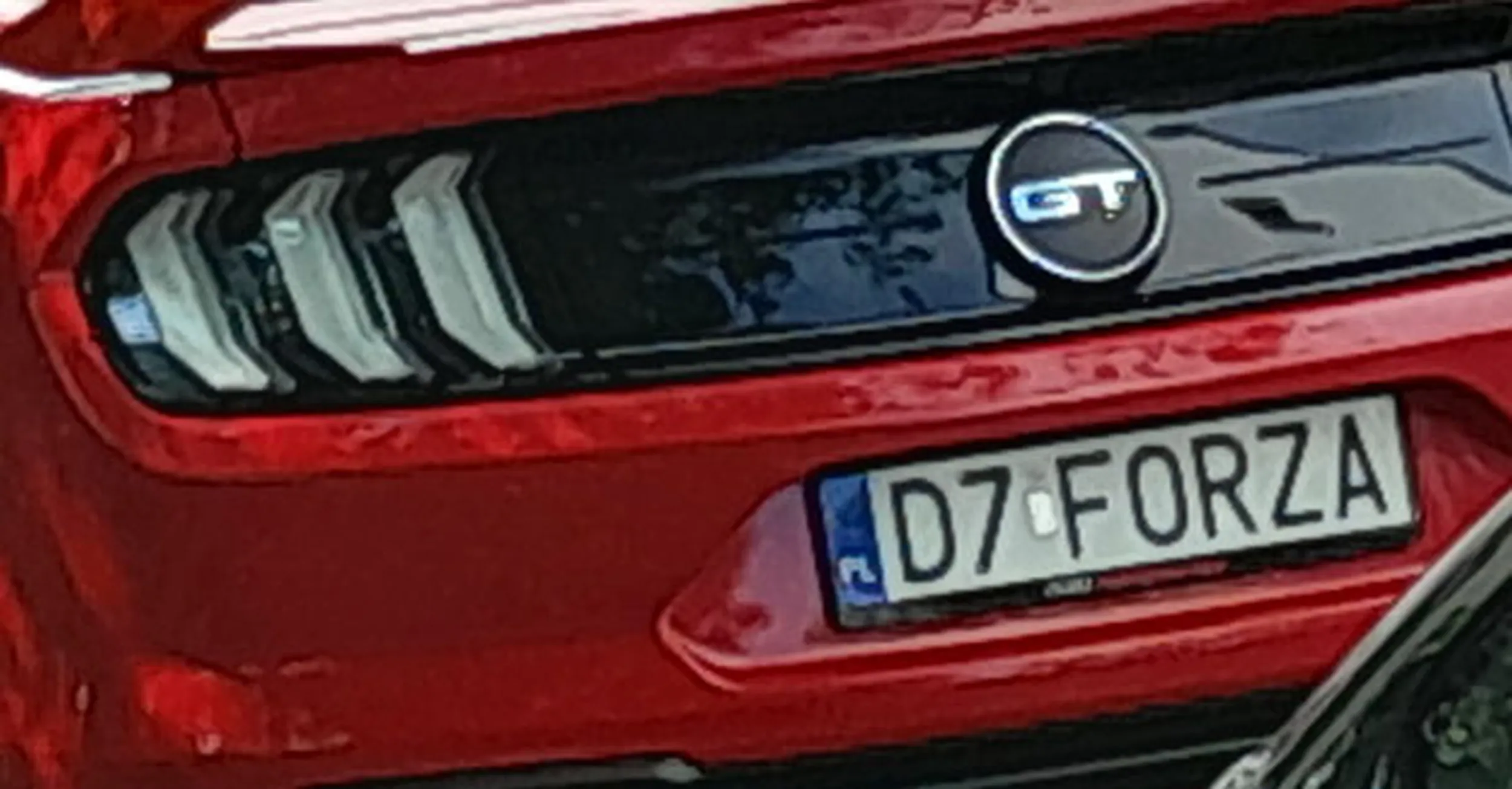 Fajny numer, blacha D7 FORZA