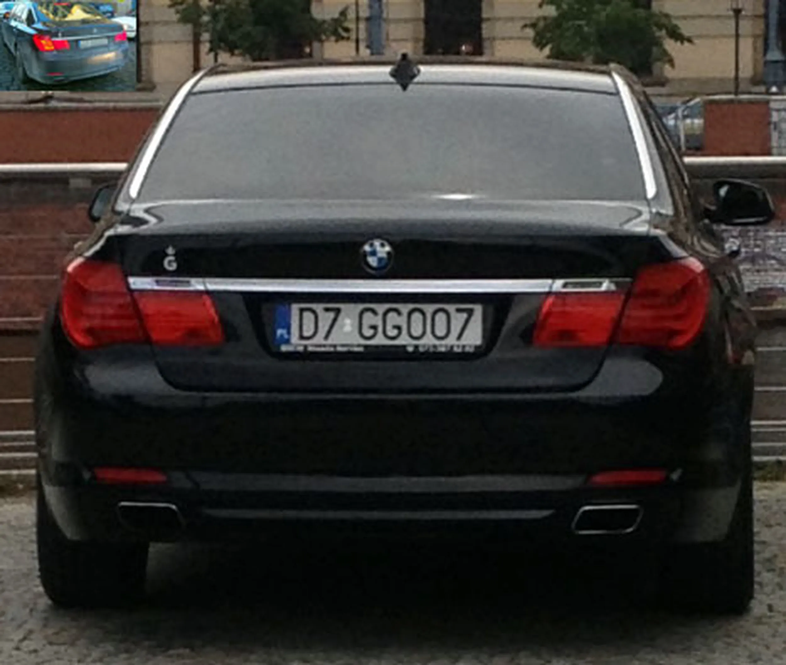 Fajny numer, blacha D7 GGOO7