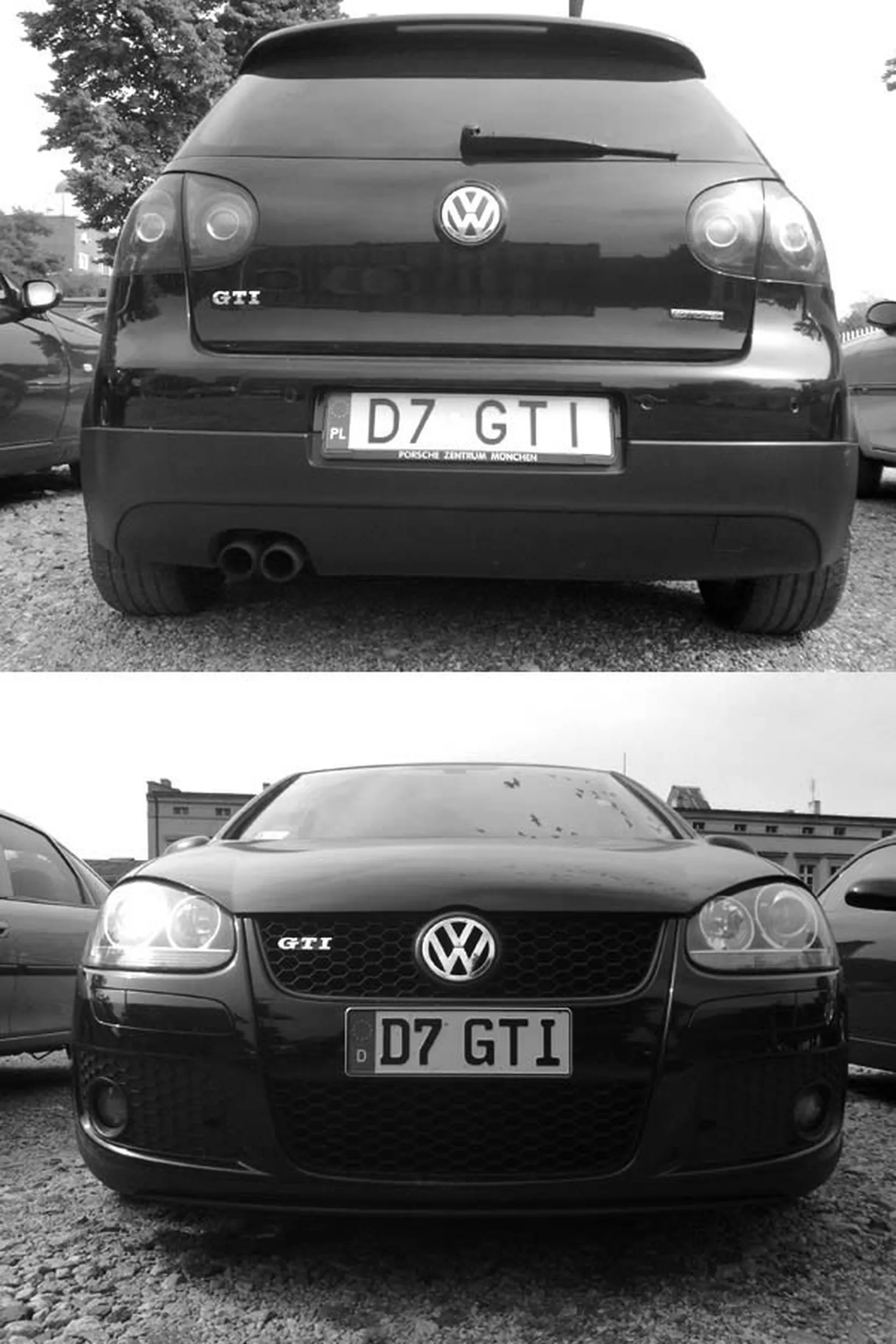 Fajny numer, blacha D7 GTI