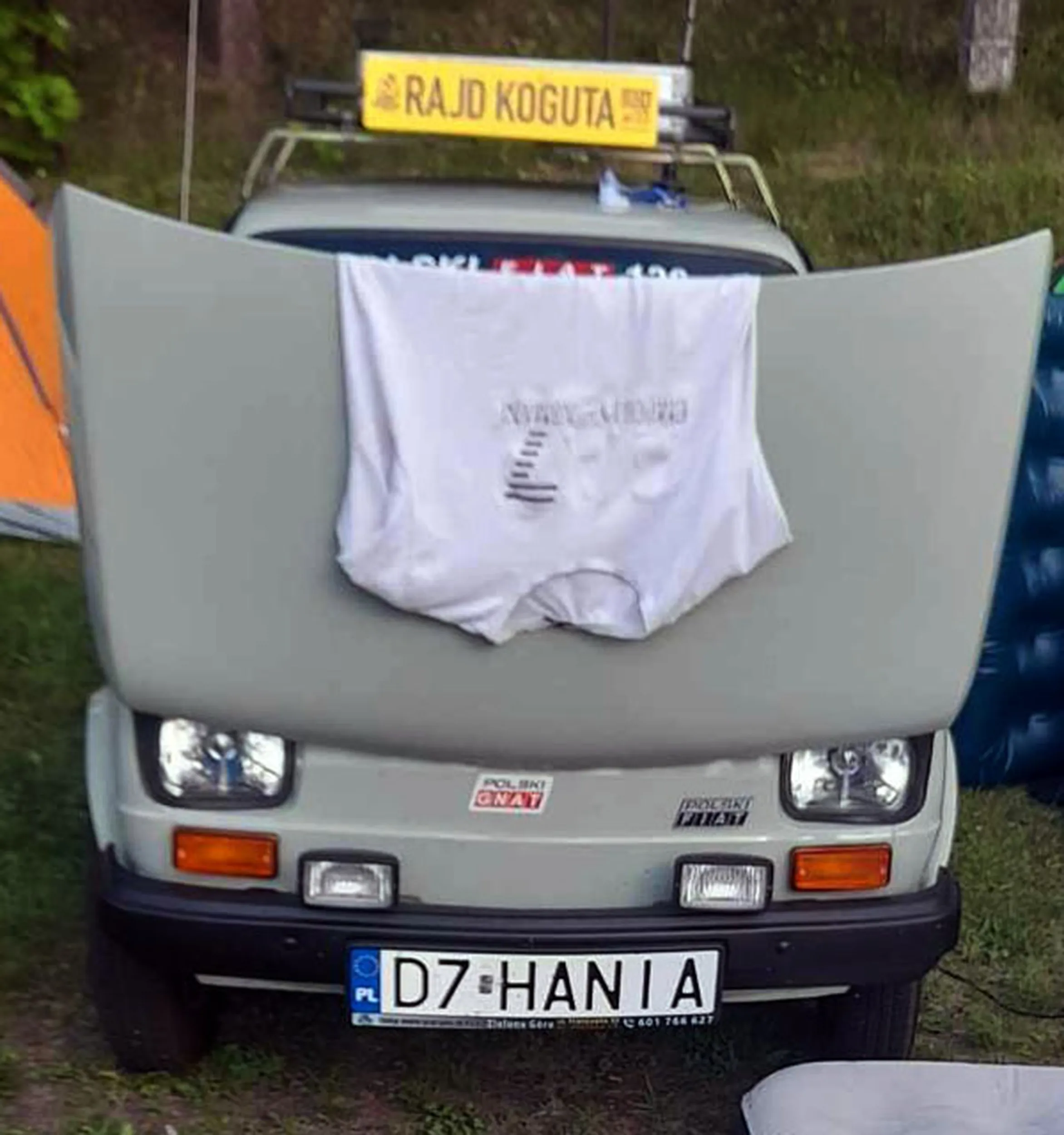 Fajny numer, blacha D7 HANIA