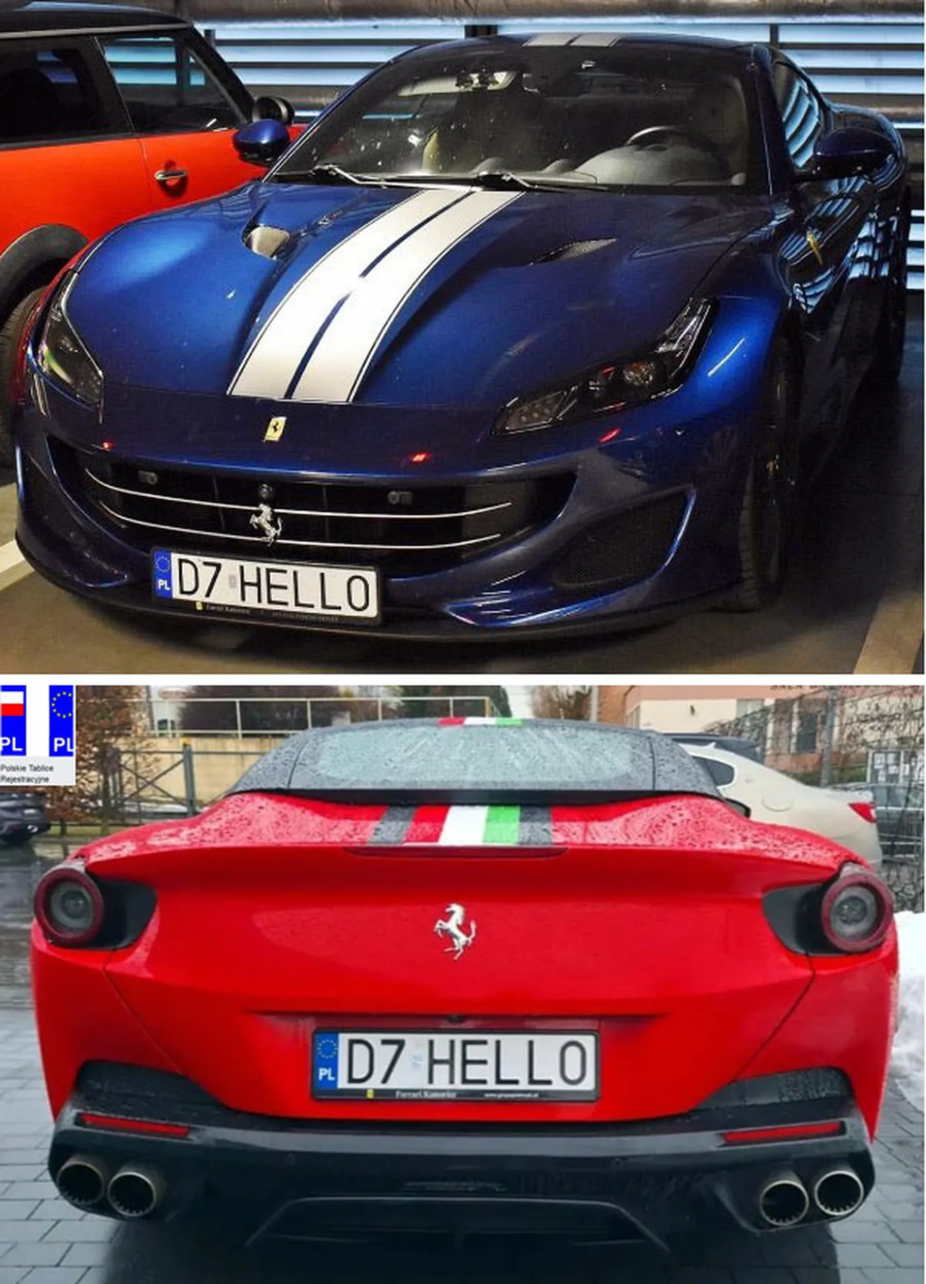 Fajny numer, blacha D7 HELLO