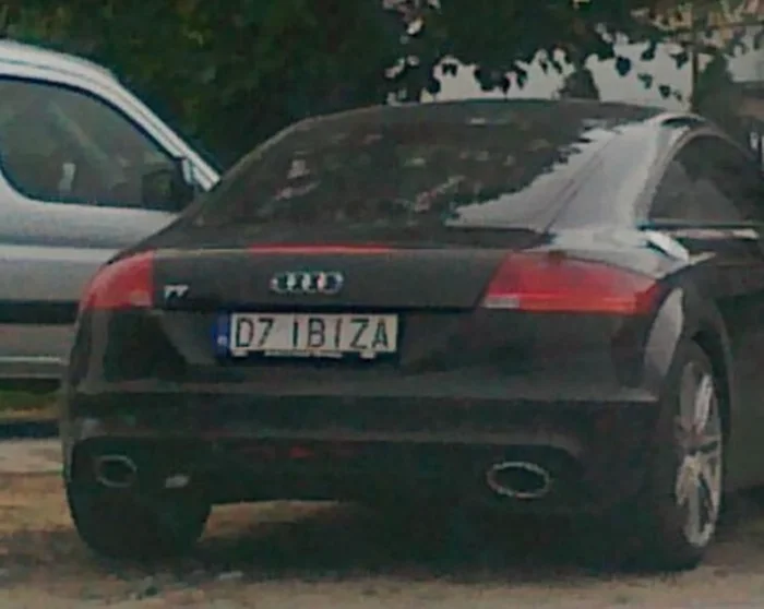 Fajny numer, blacha D7 IBIZA