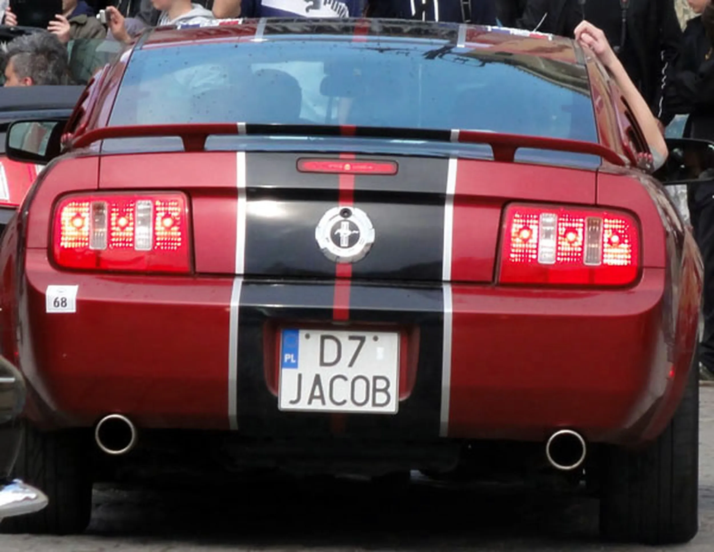 Fajny numer, blacha D7 JACOB