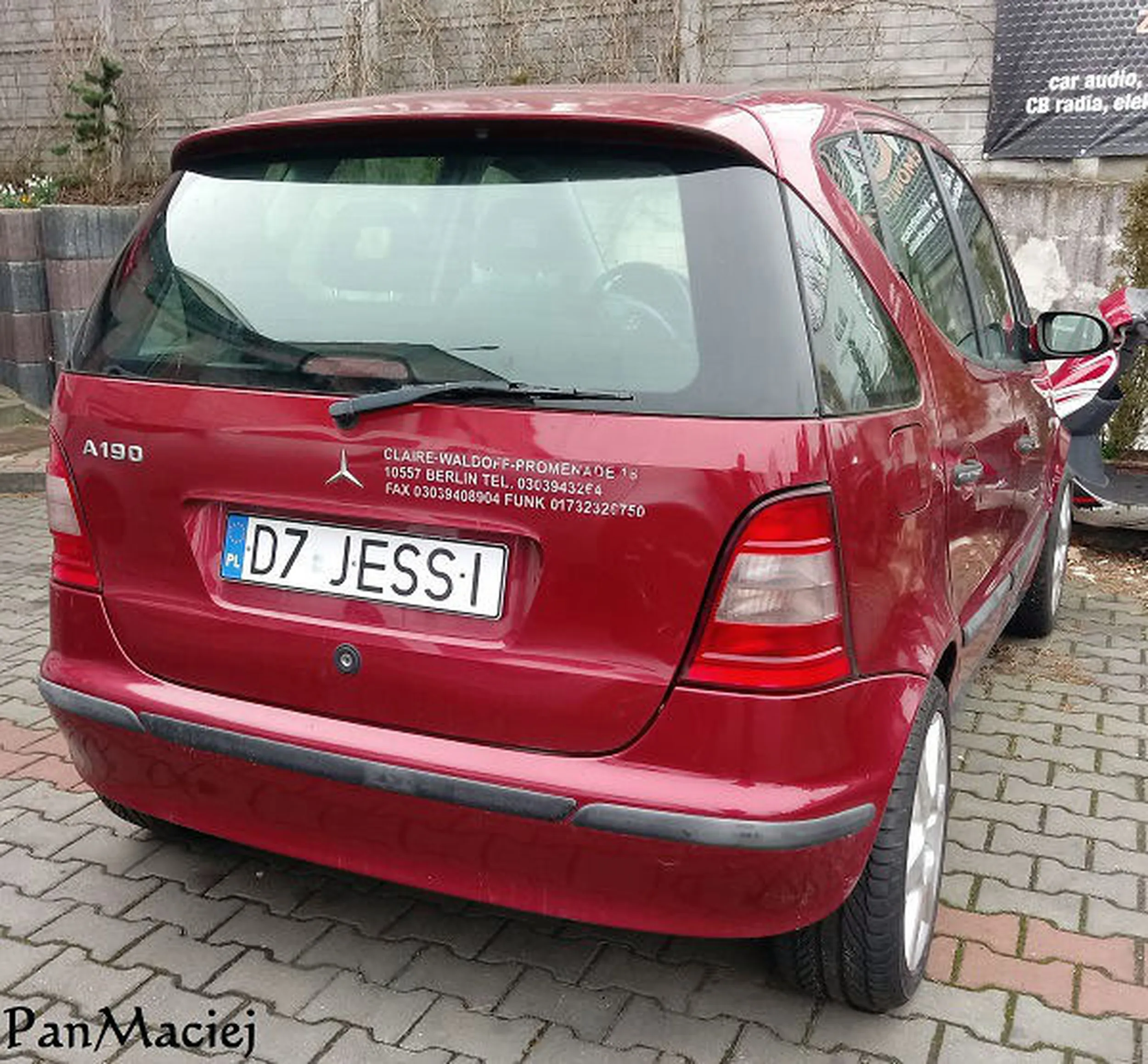 Fajny numer, blacha D7 JESSI