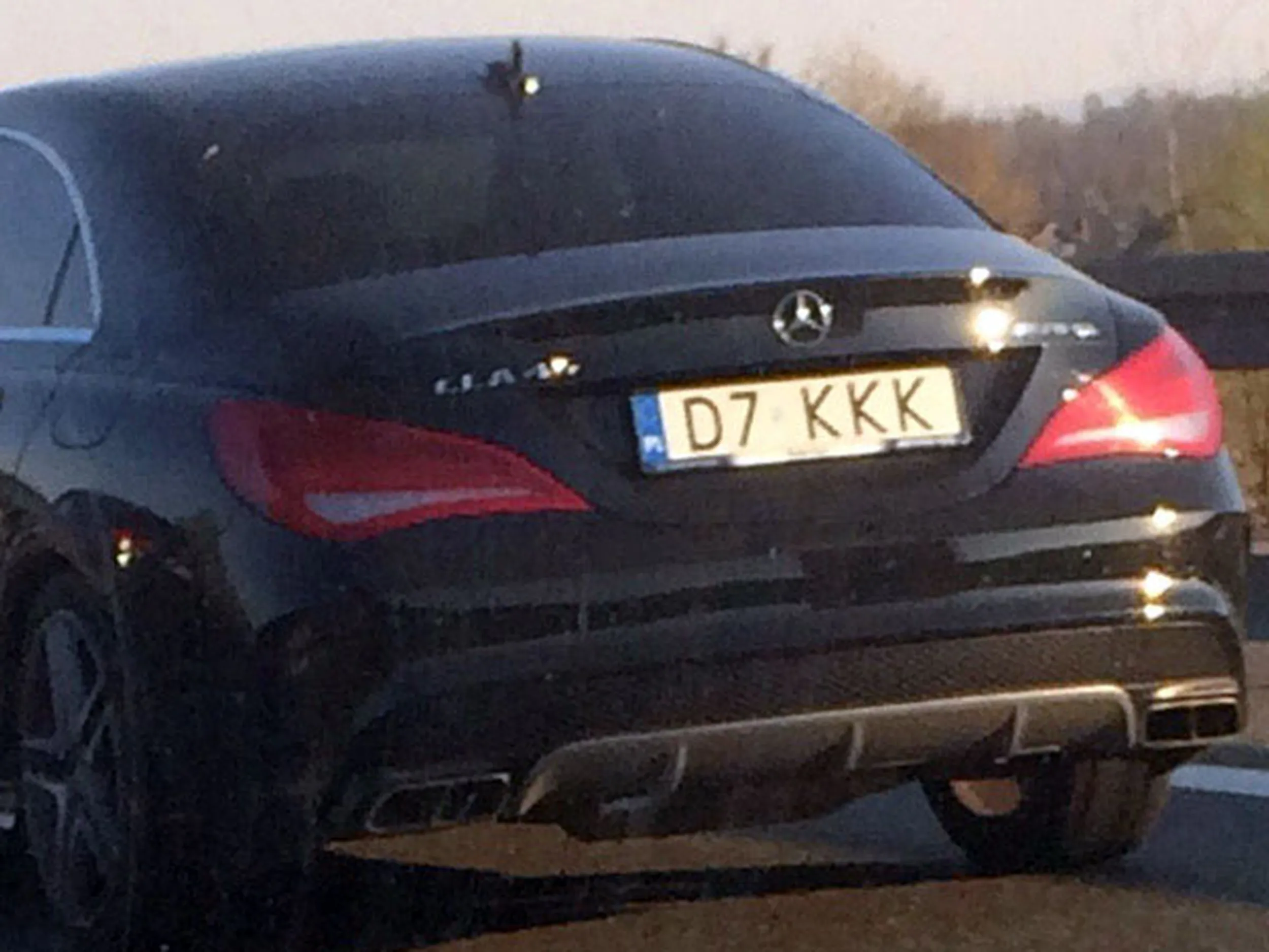 Fajny numer, blacha D7 KKK