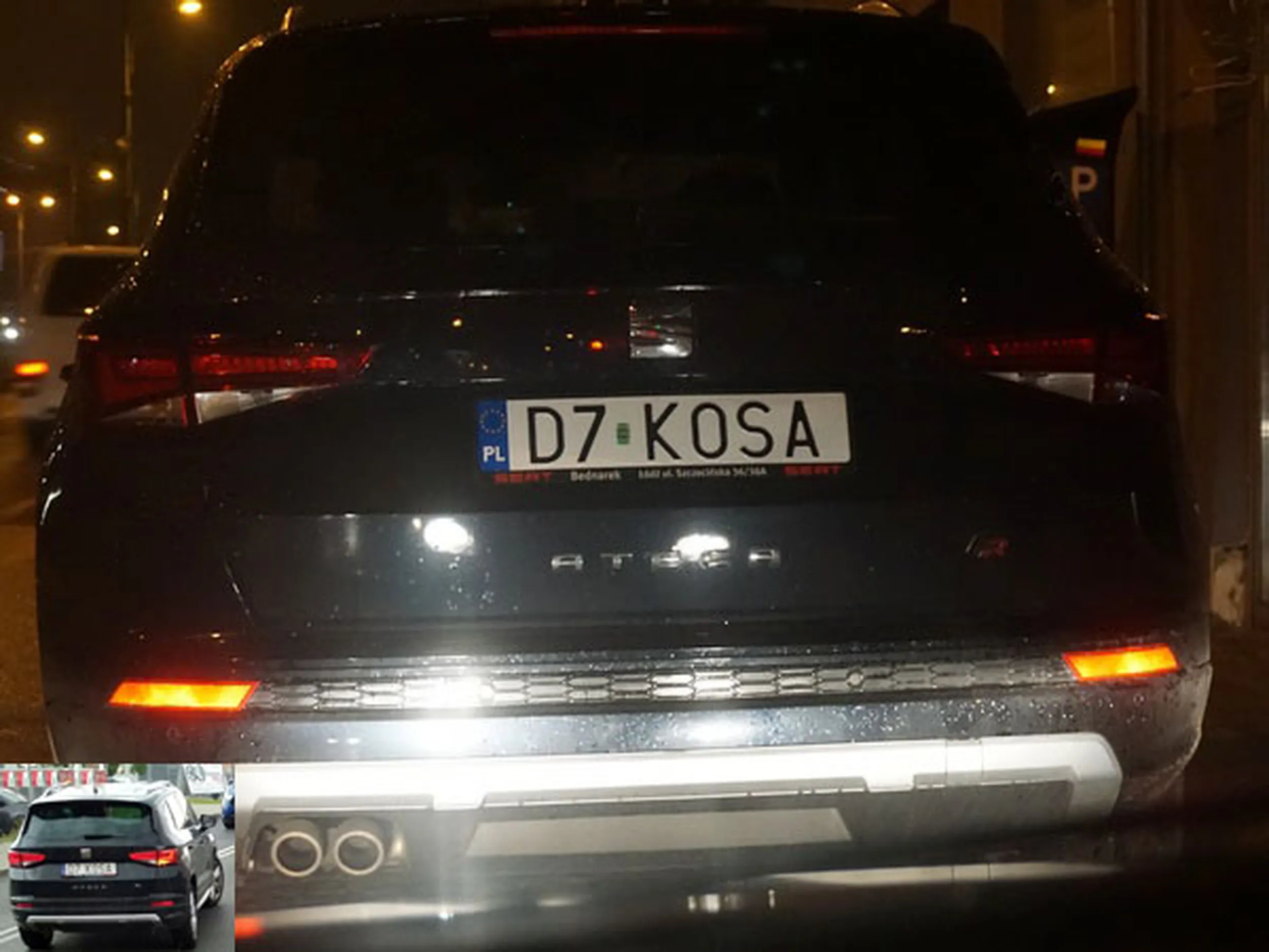 Fajny numer, blacha D7 KOSA