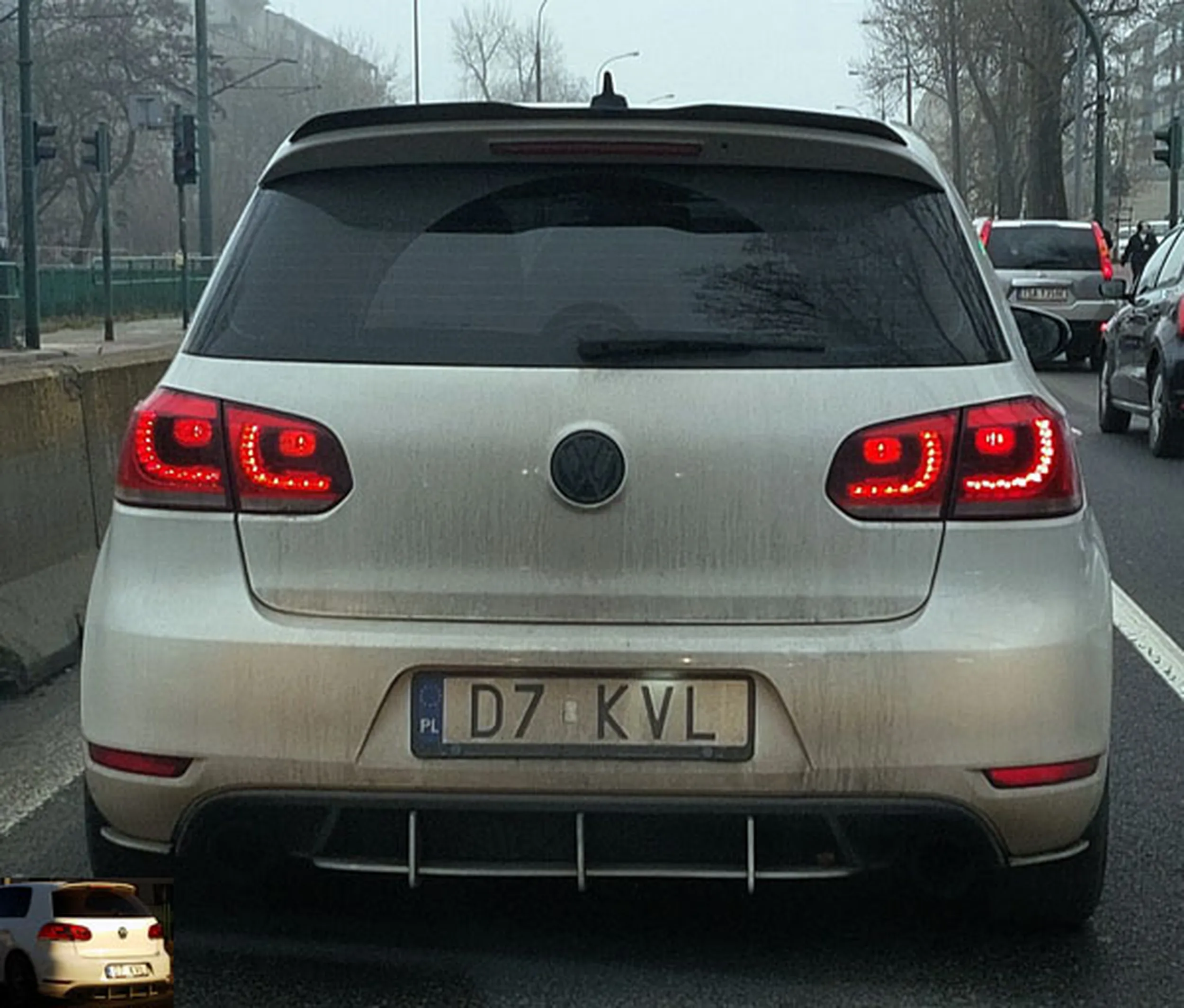 Fajny numer, blacha D7 KVL