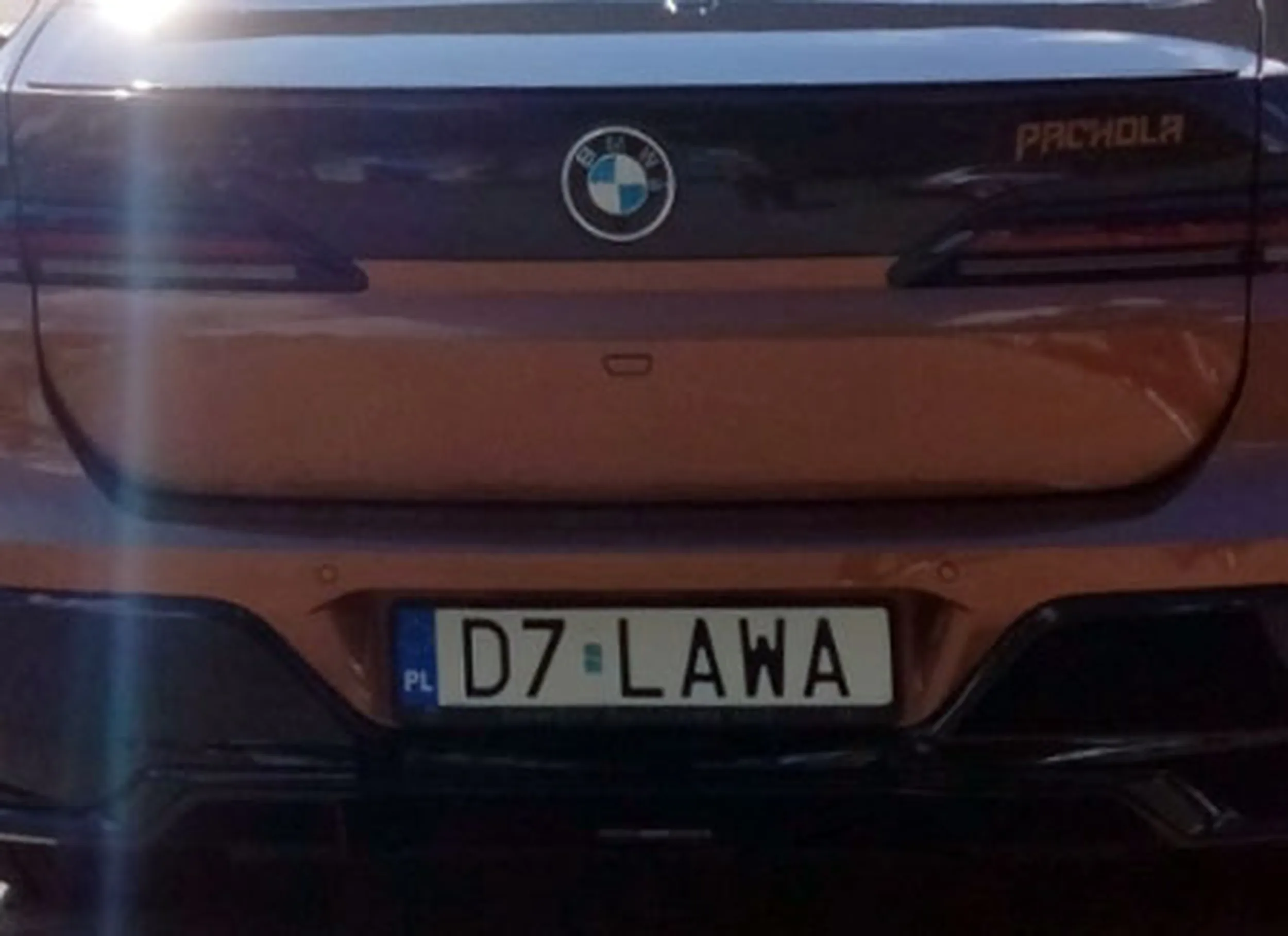 Fajny numer, blacha D7 LAWA