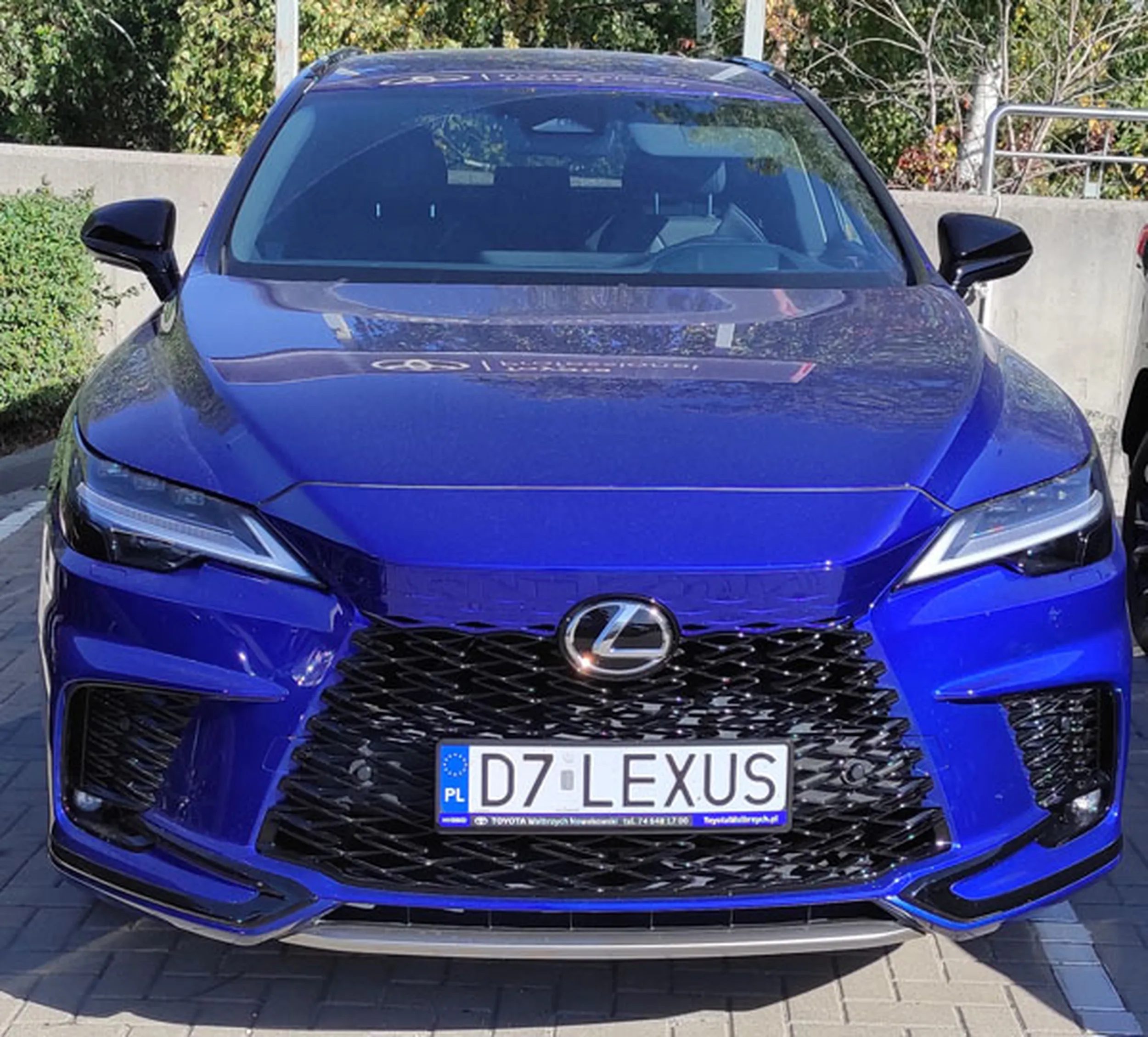 Fajny numer, blacha D7 LEXUS