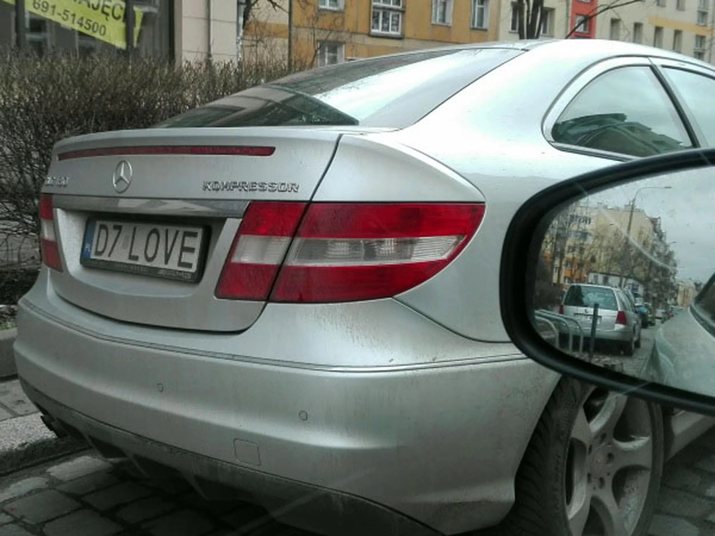 Fajny numer, blacha D7 LOVE