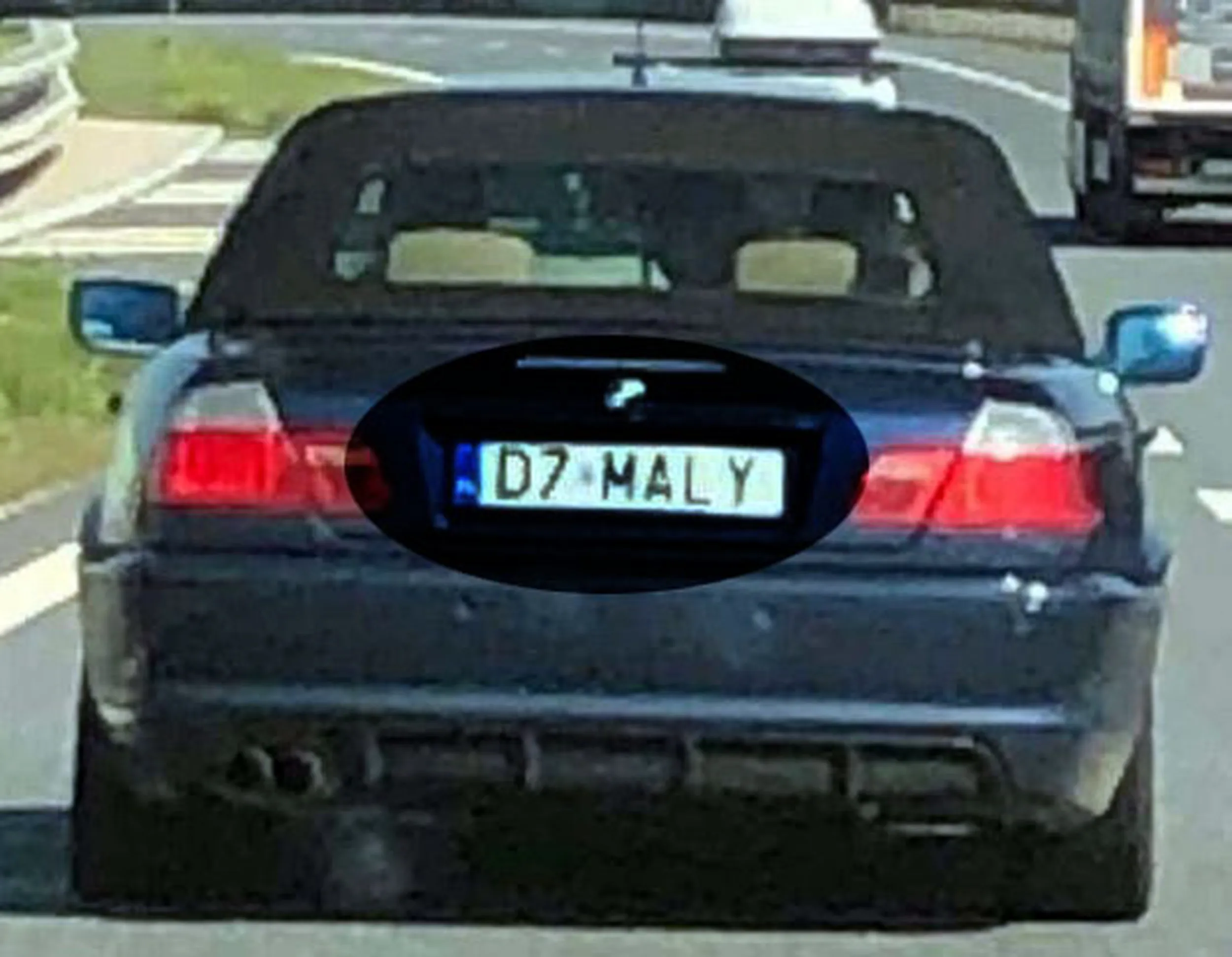 Fajny numer, blacha D7 MALY