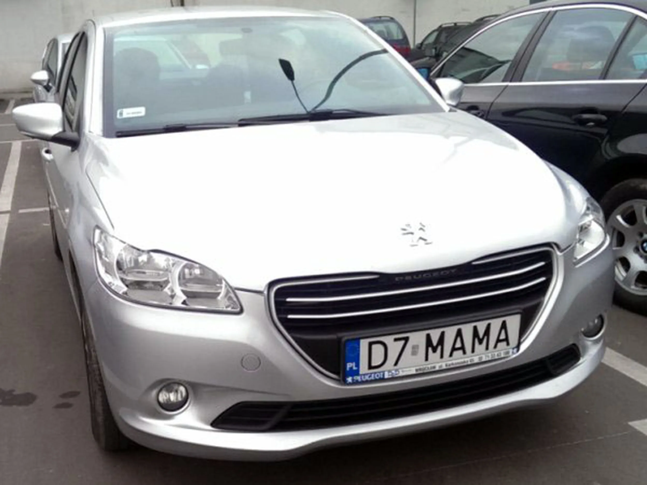 Fajny numer, blacha D7 MAMA