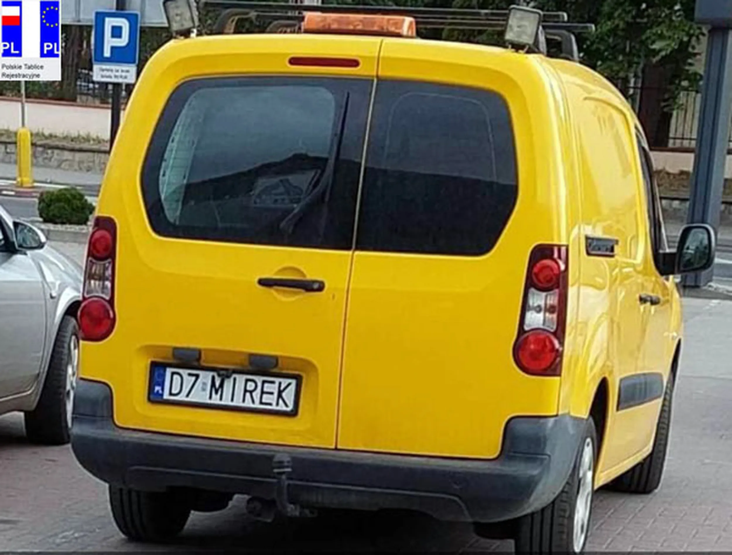 Fajny numer, blacha D7 MIREK