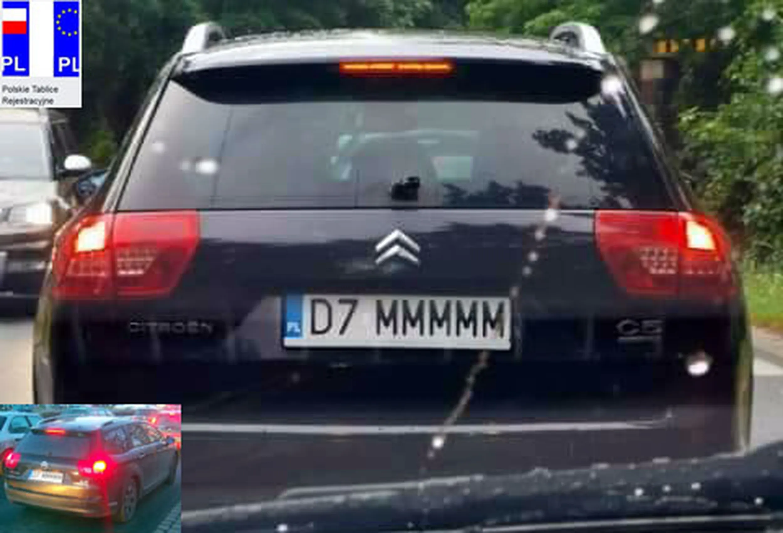 Fajny numer, blacha D7 MMMMM