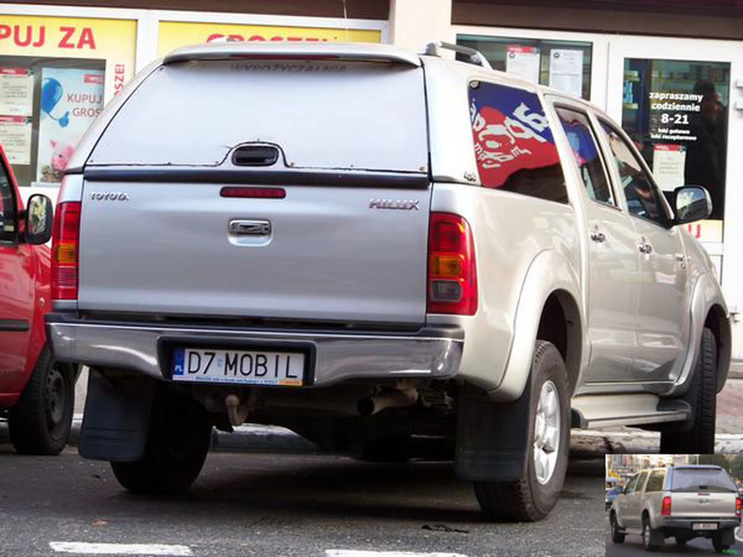 Fajny numer, blacha D7 MOBIL