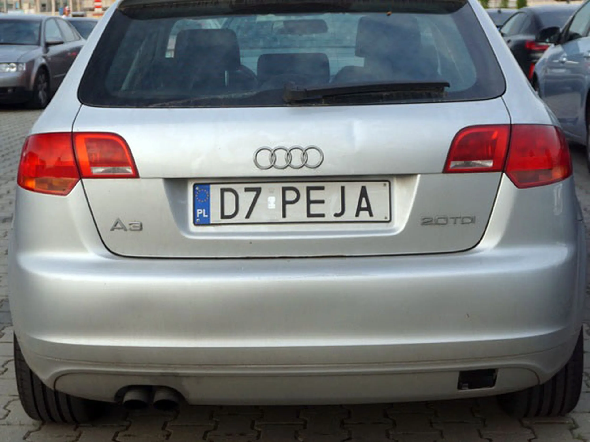 Fajny numer, blacha D7 PEJA