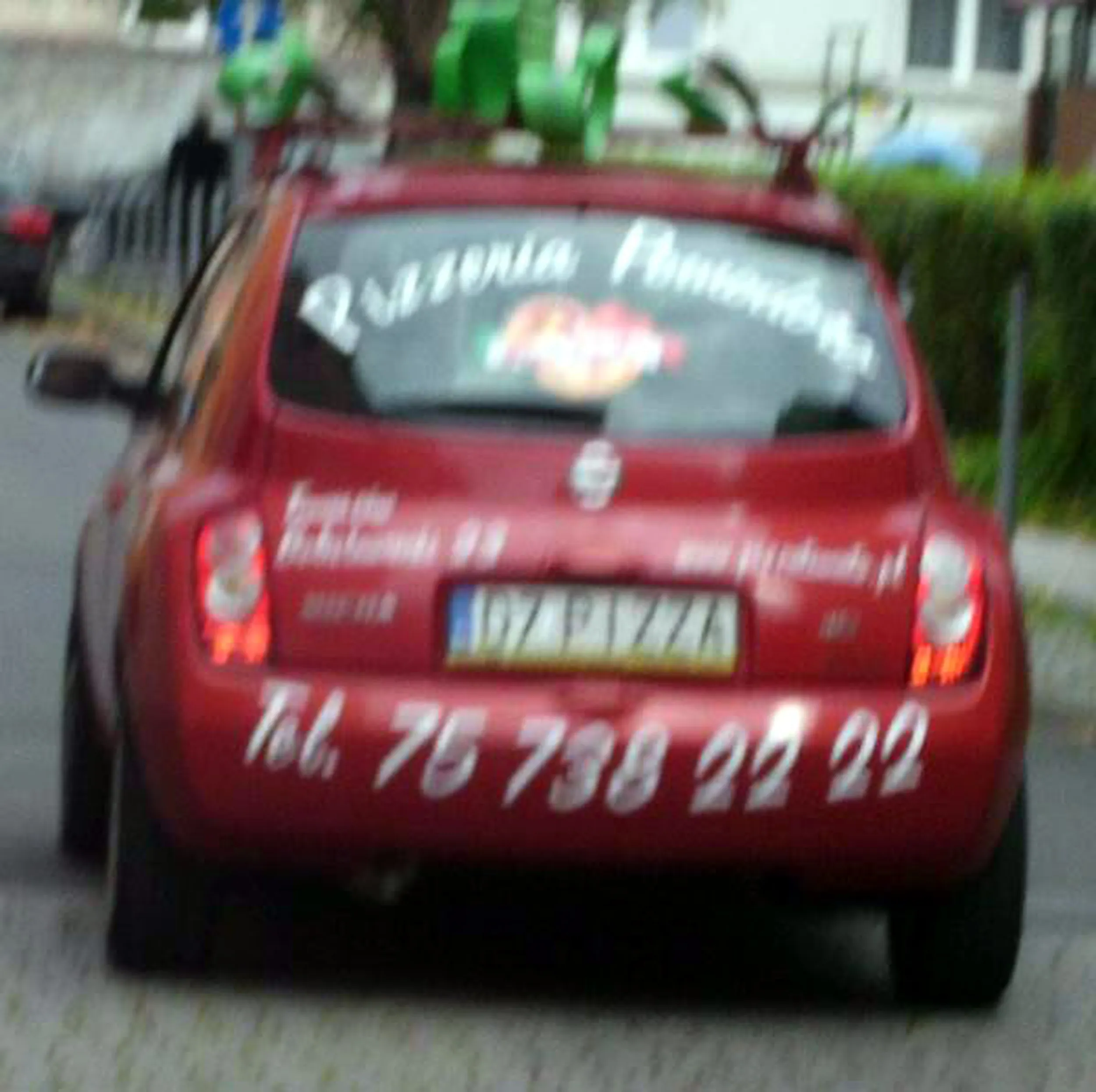 Fajny numer, blacha D7 PIZZA