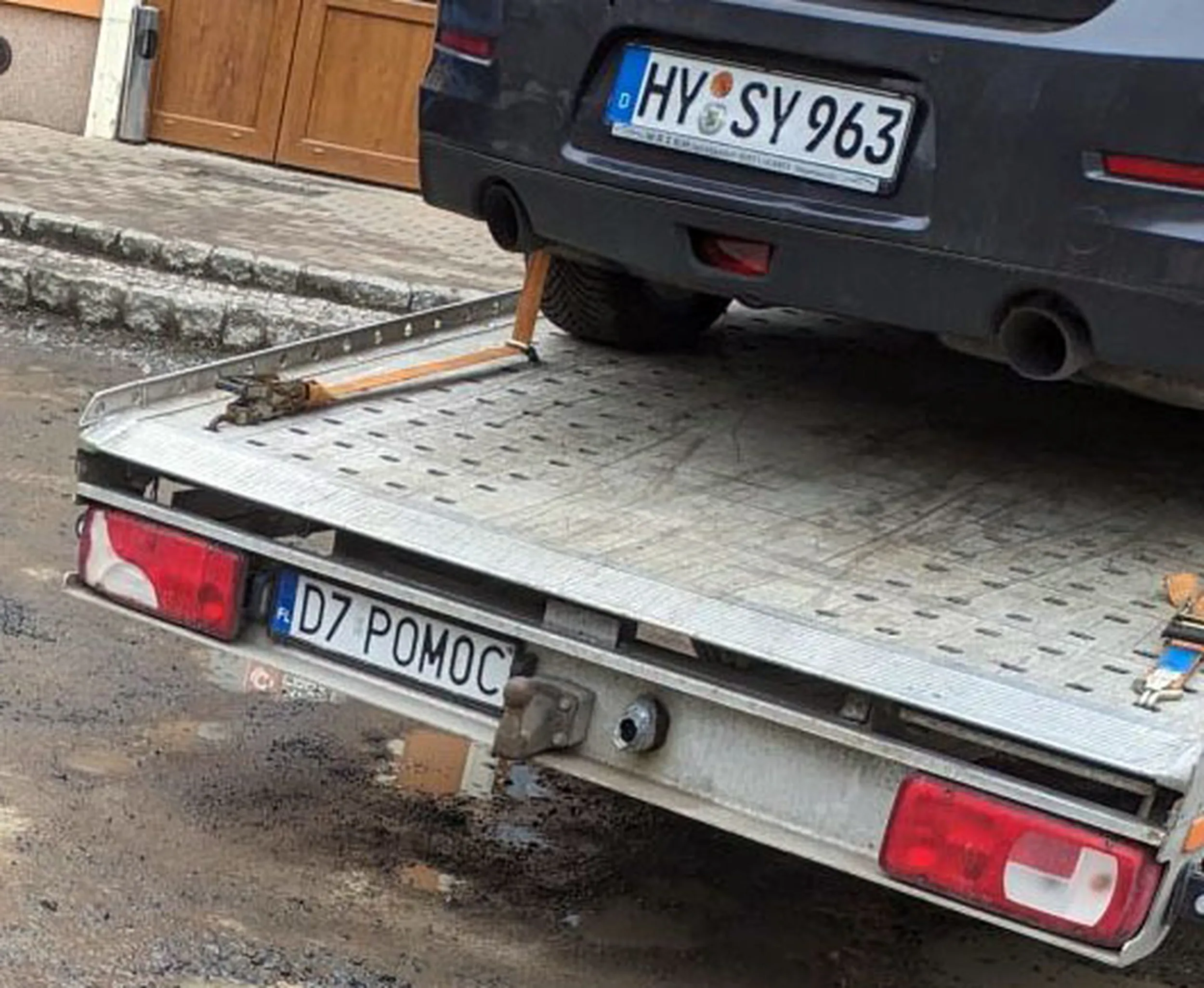 Fajny numer, blacha D7 POM0C