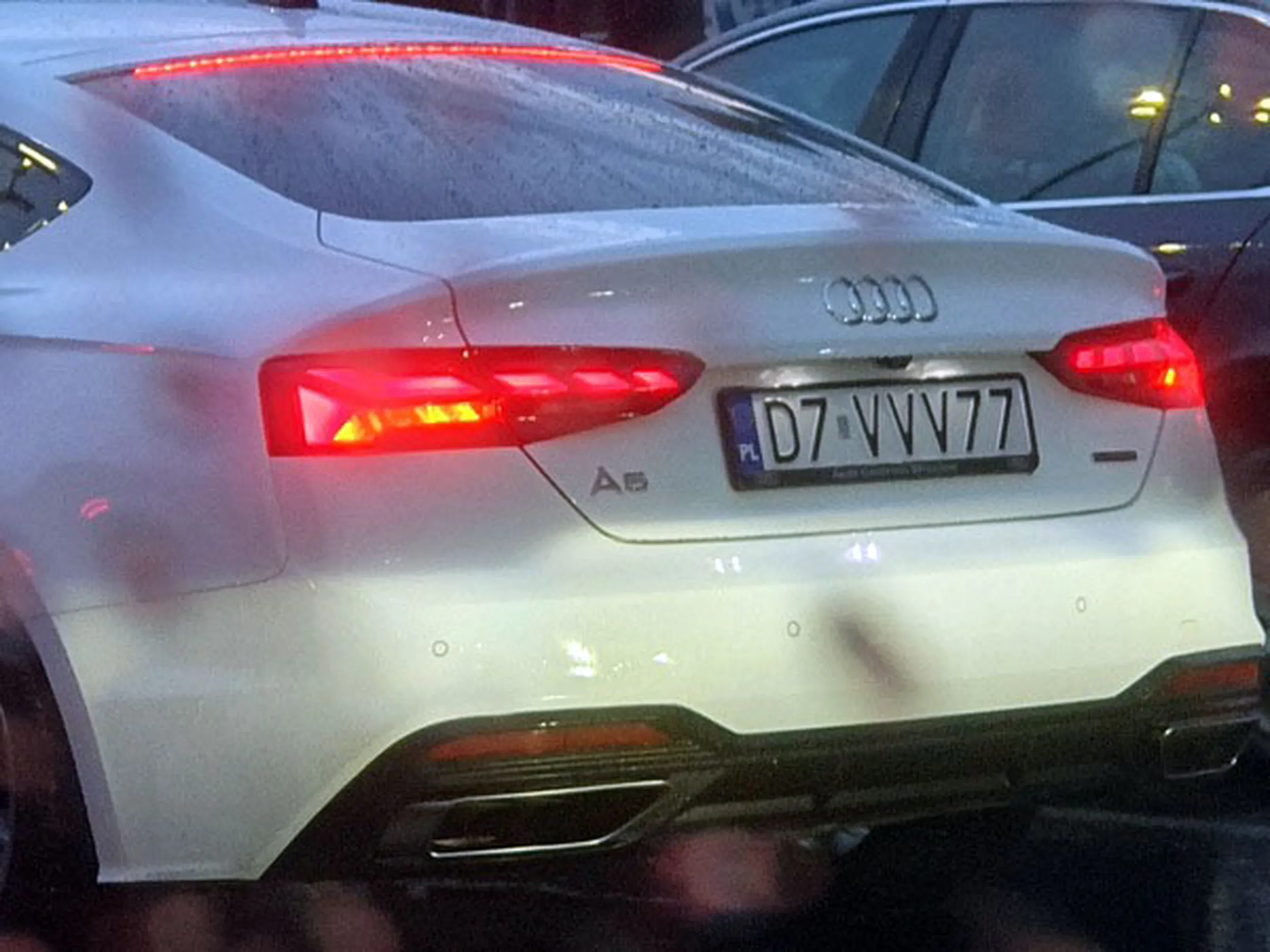 Fajny numer, blacha D7 VVV77