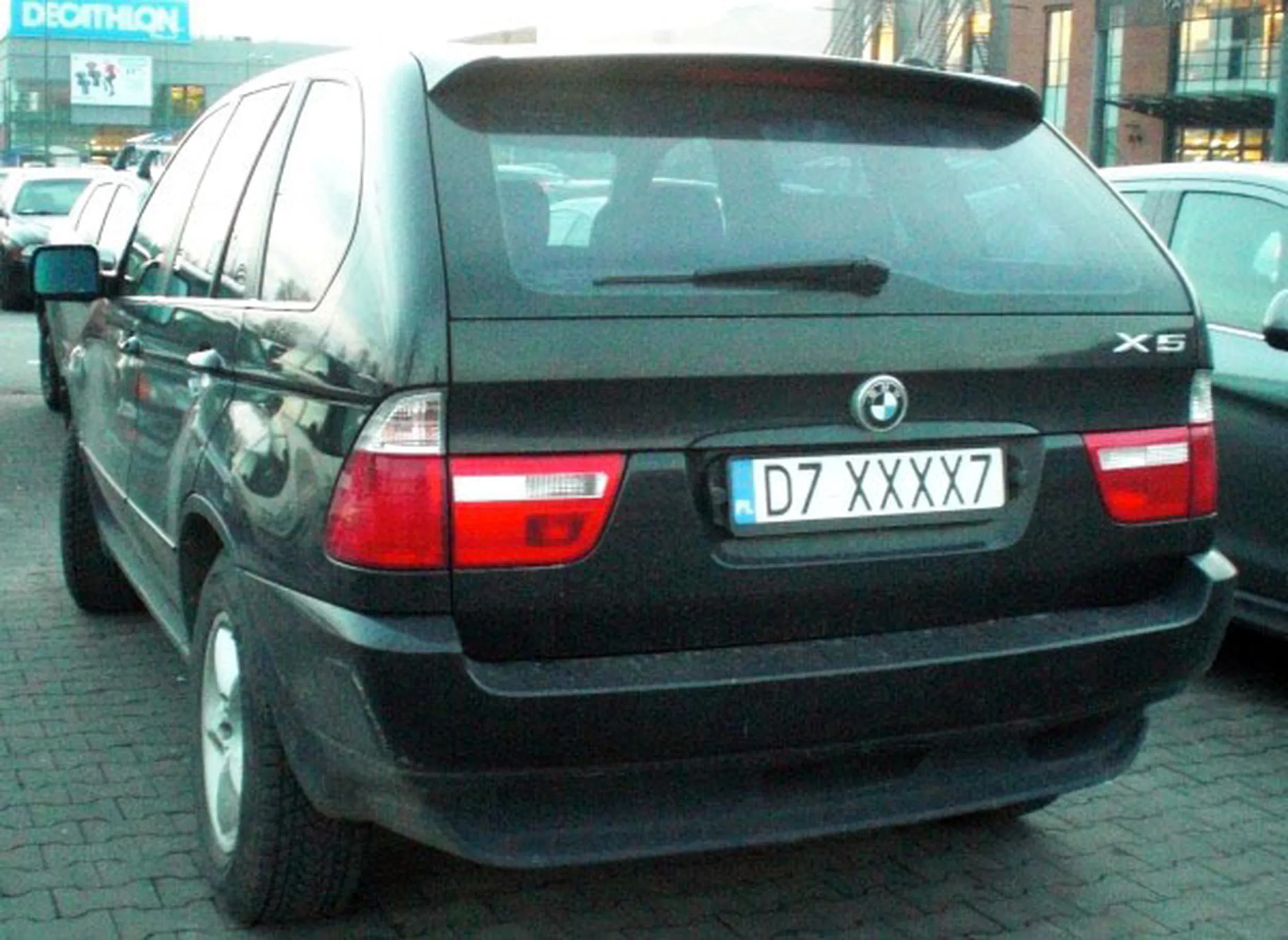 Fajny numer, blacha D7 XXXX7