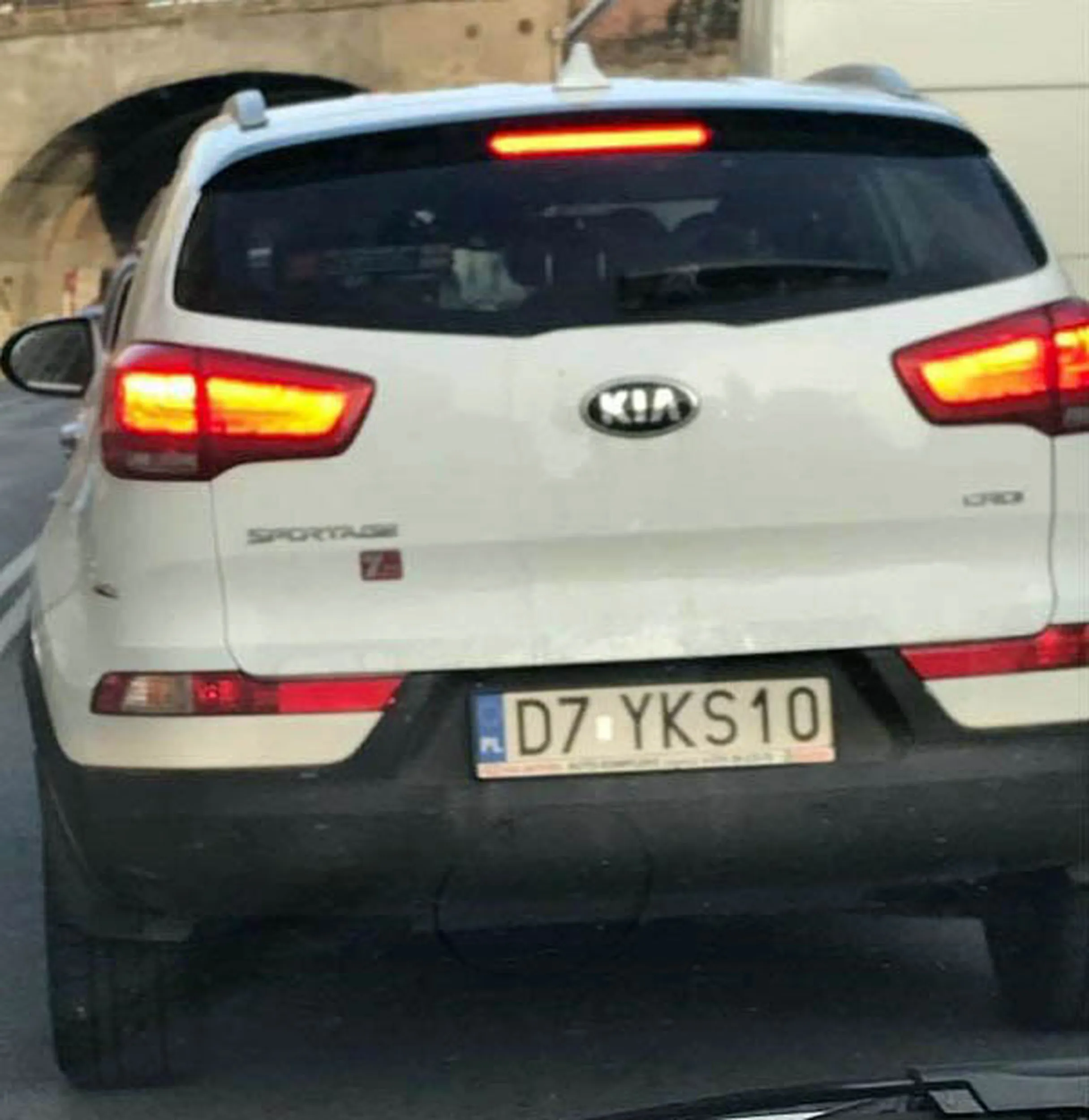 Fajny numer, blacha D7 YKS10