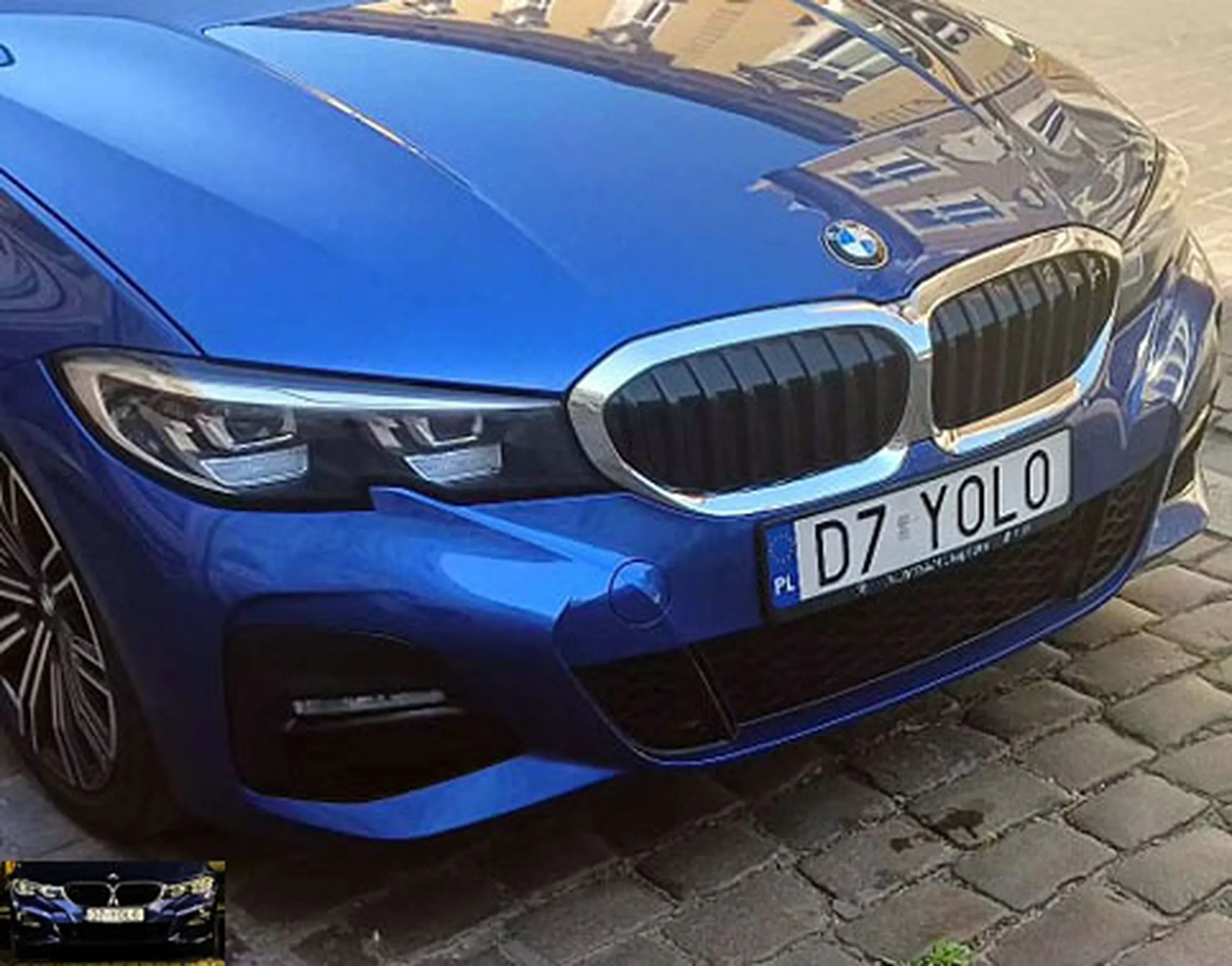 Fajny numer, blacha D7 YOLO