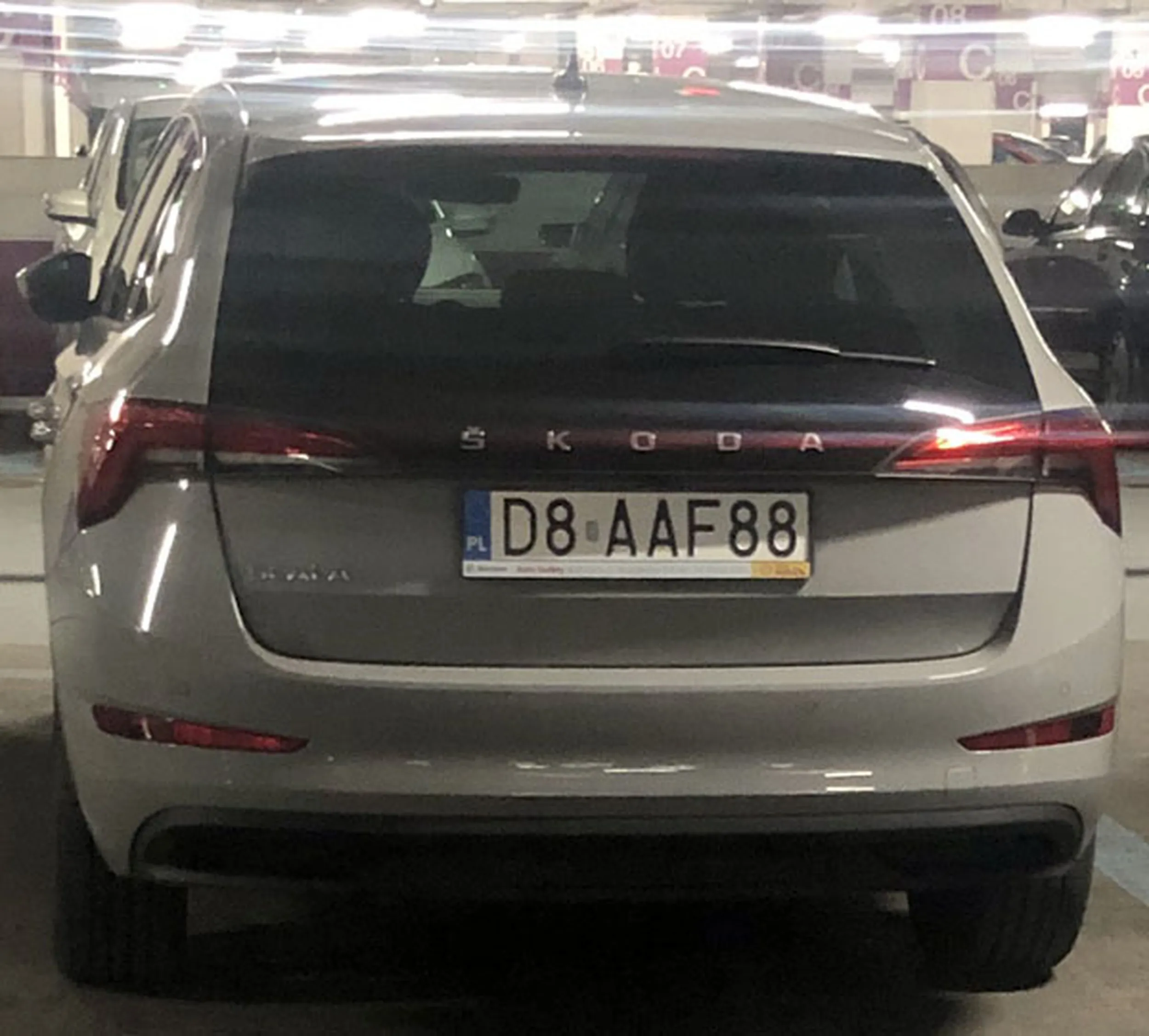 Fajny numer, blacha D8 AAF88