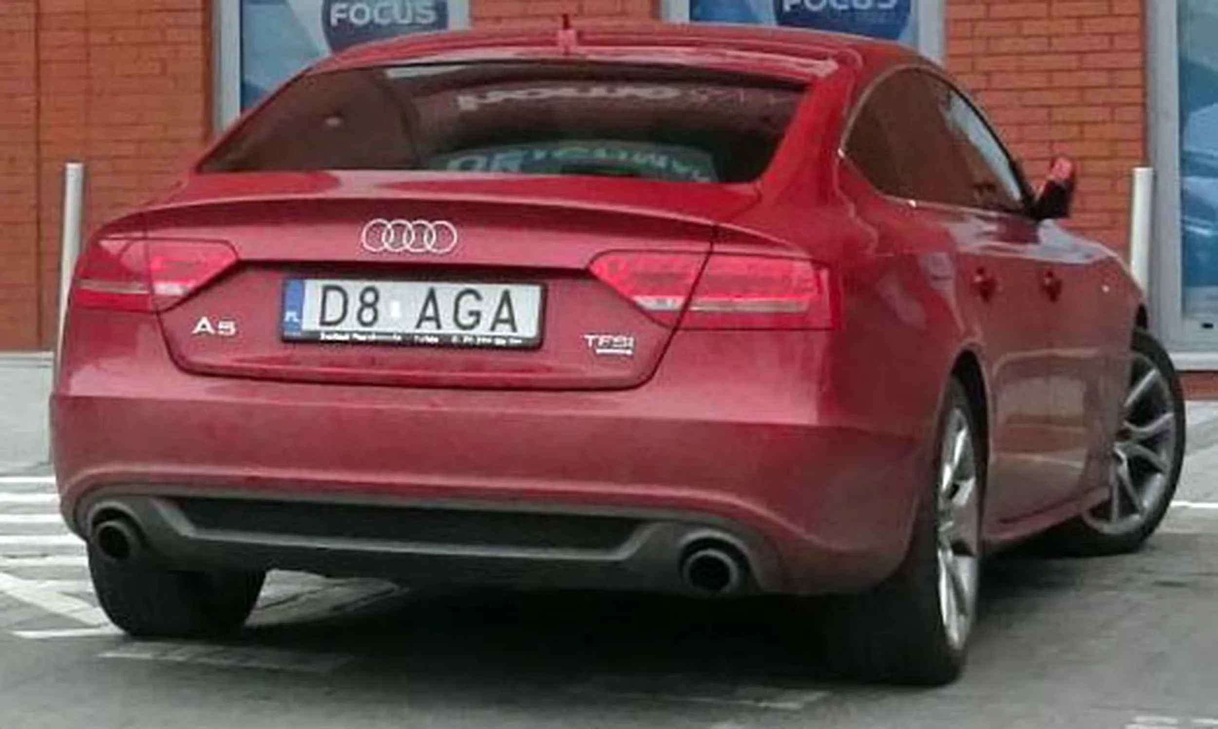 Fajny numer, blacha D8 AGA