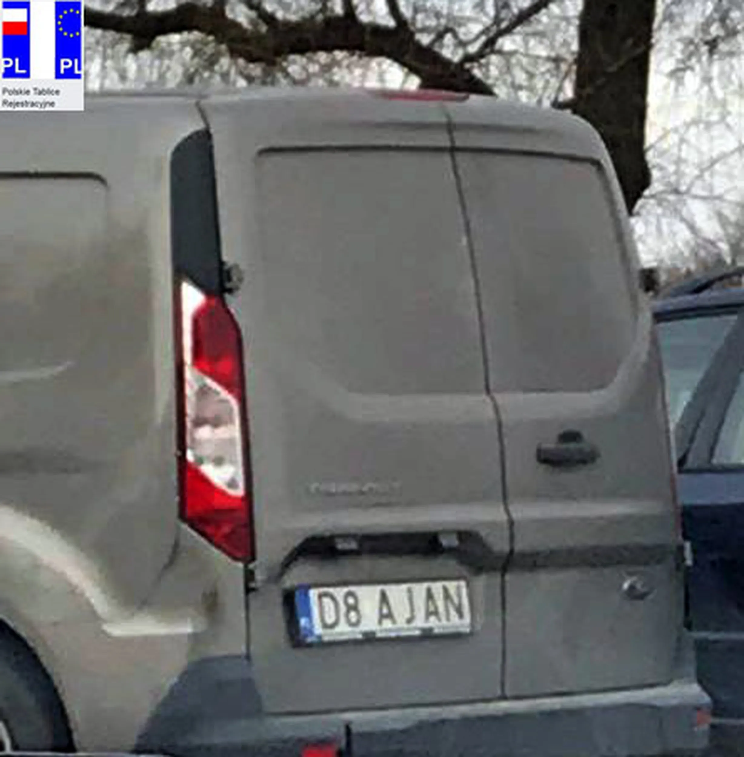 Fajny numer, blacha D8 AJAN