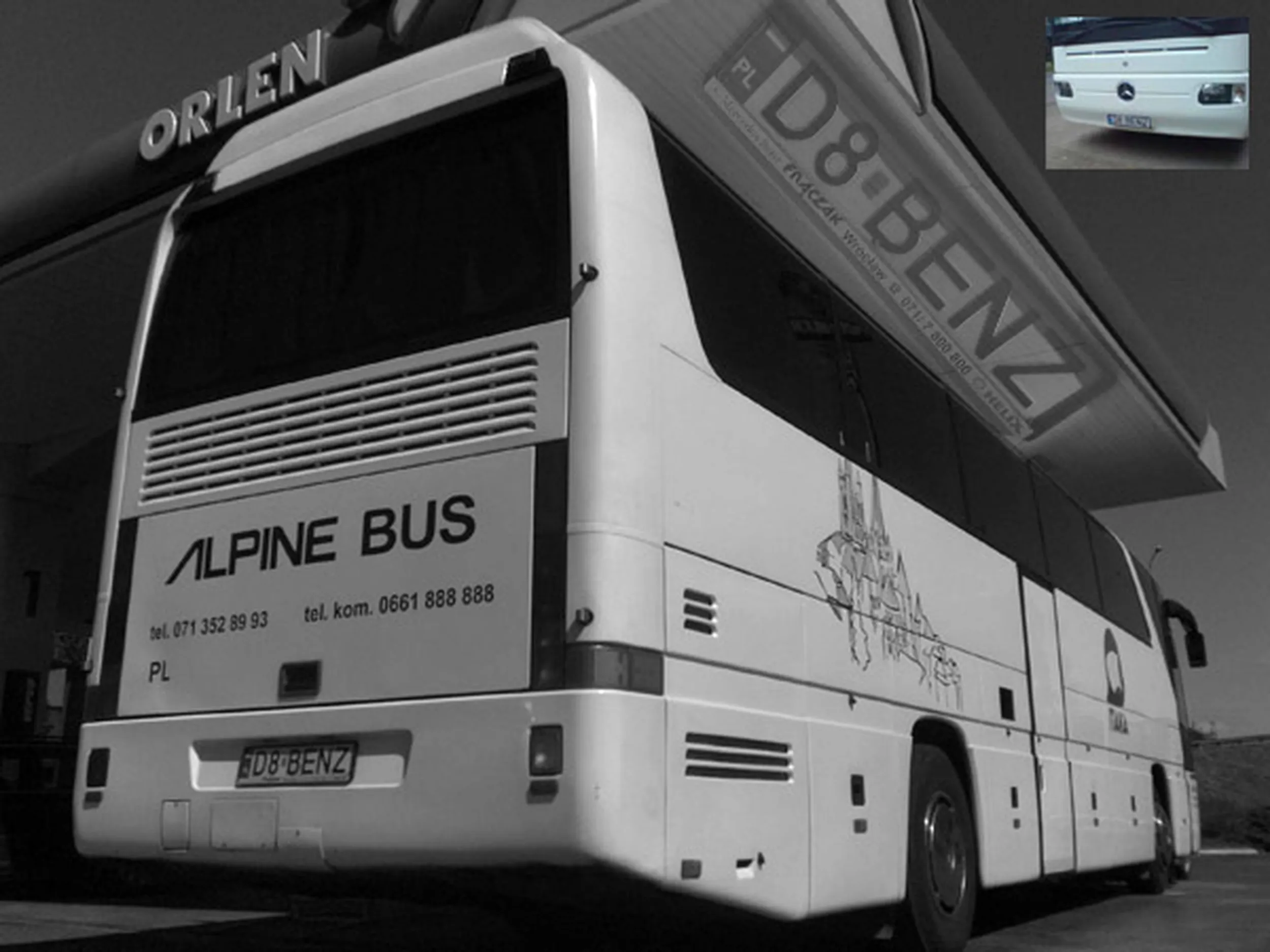 Fajny numer, blacha D8 BENZ