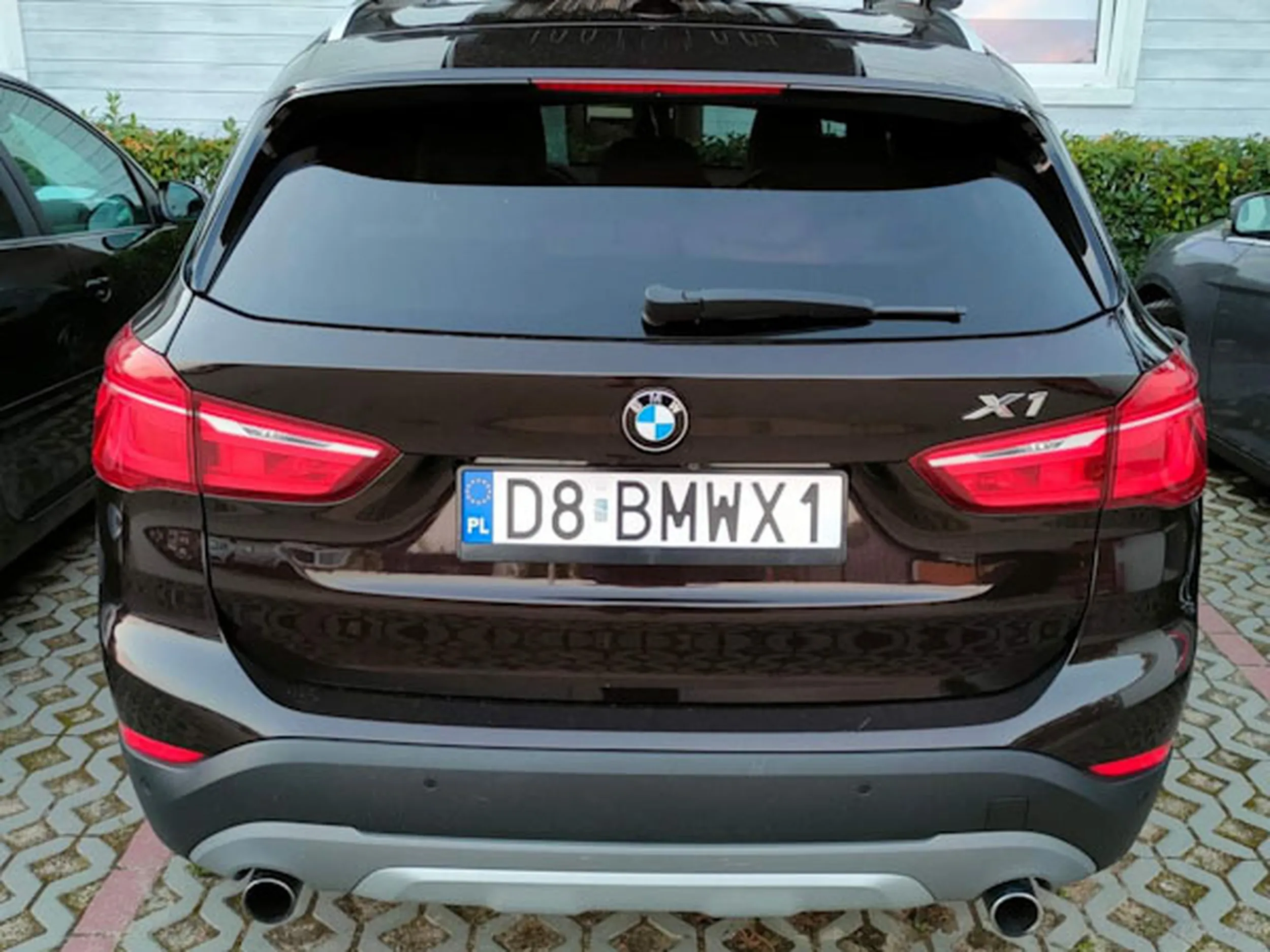Fajny numer, blacha D8 BMWX1