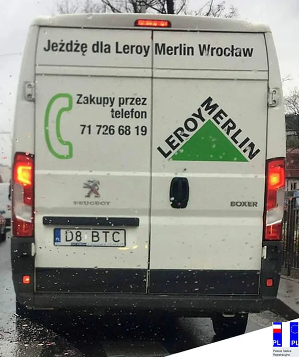 Fajny numer, blacha D8 BTC