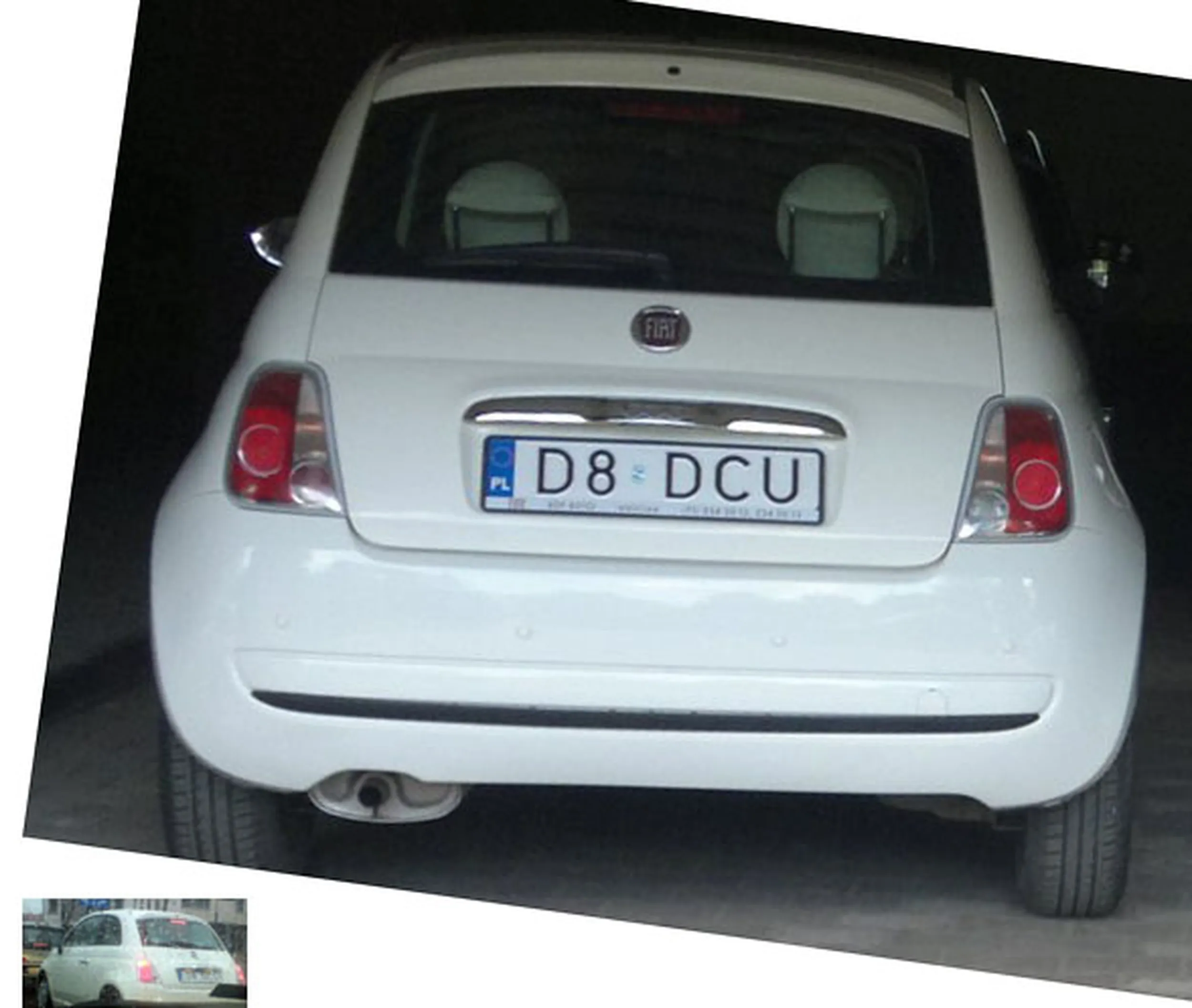 Fajny numer, blacha D8 DCU