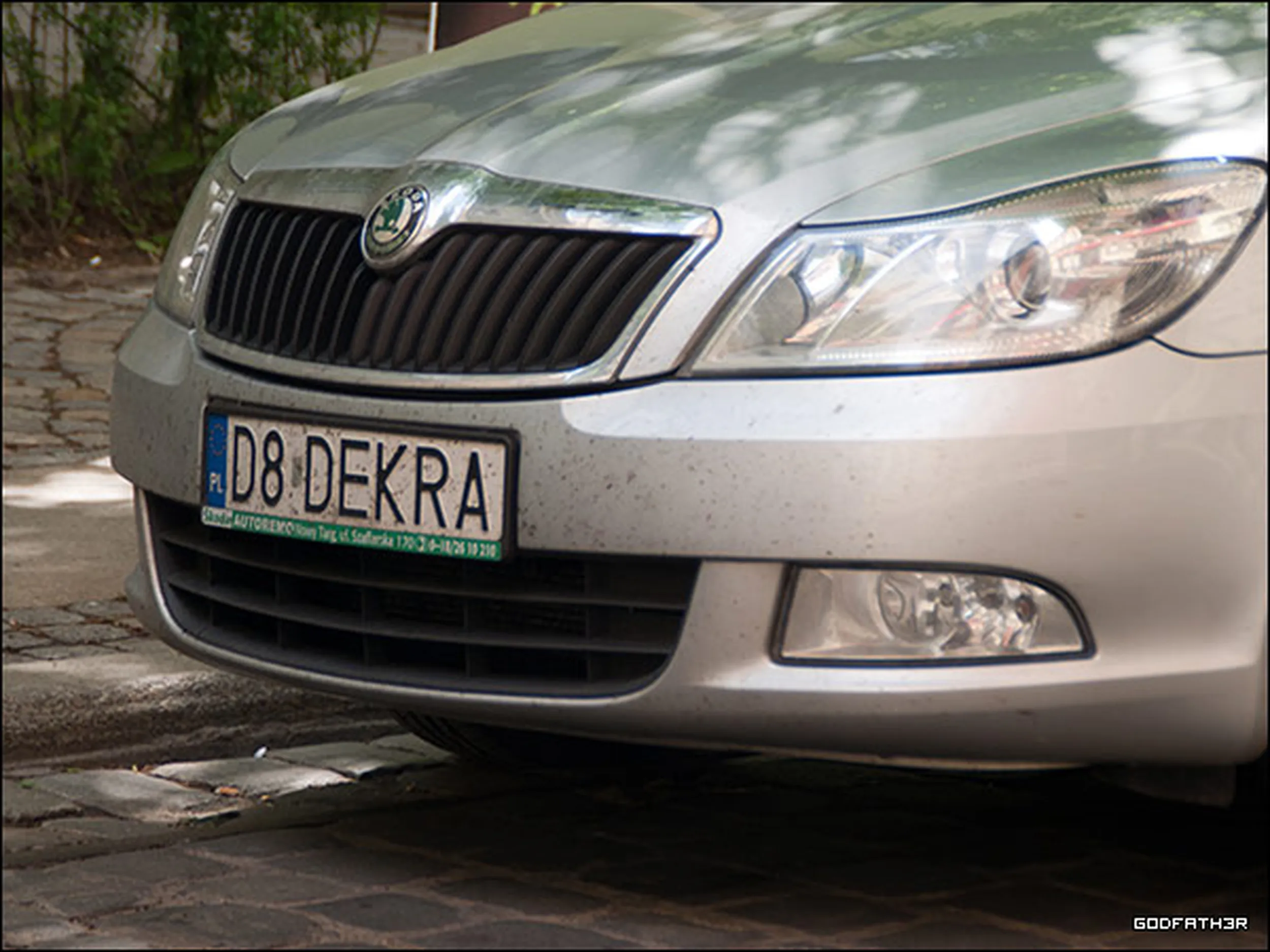 Fajny numer, blacha D8 DEKRA