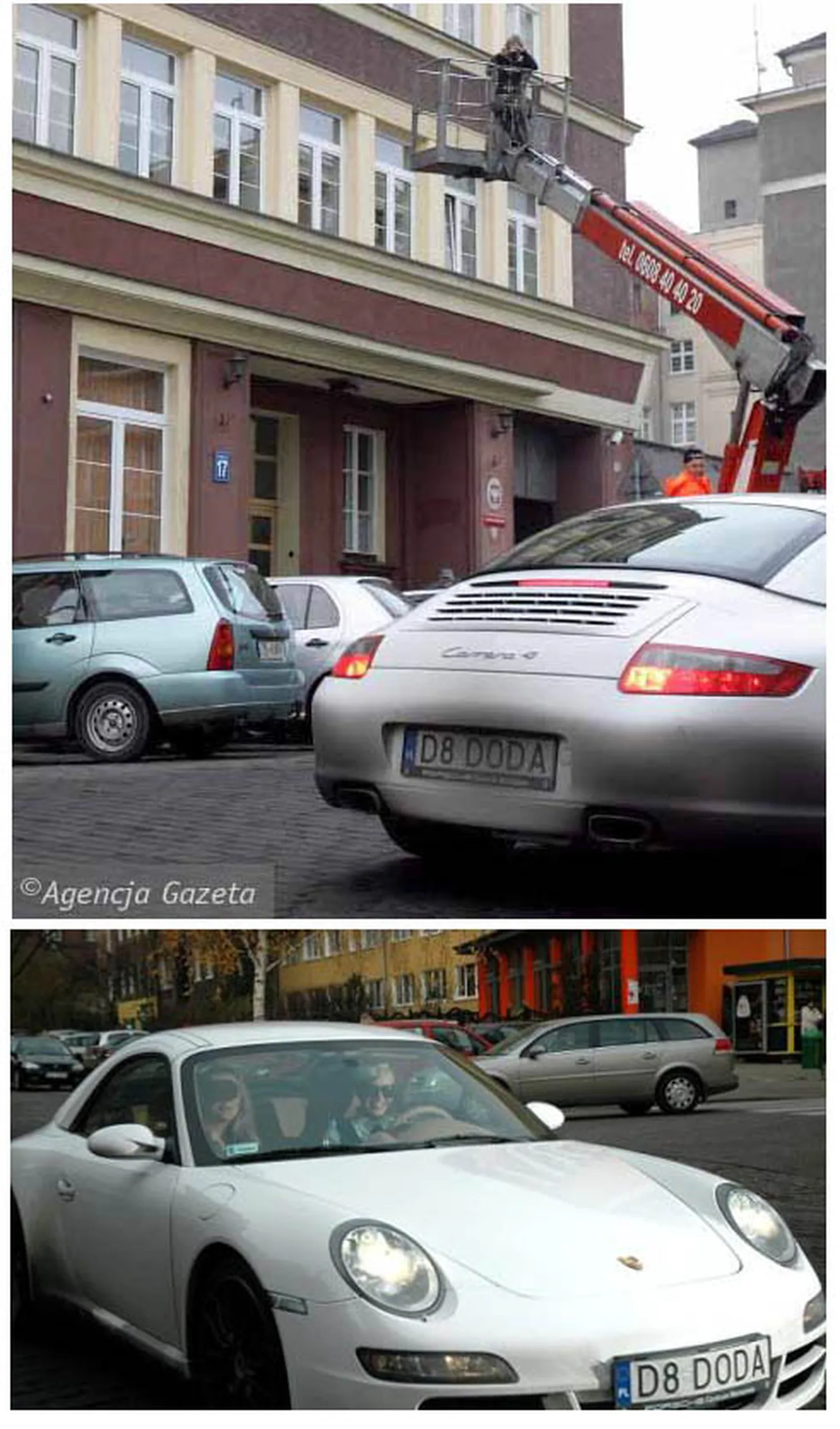 Fajny numer, blacha D8 DODA