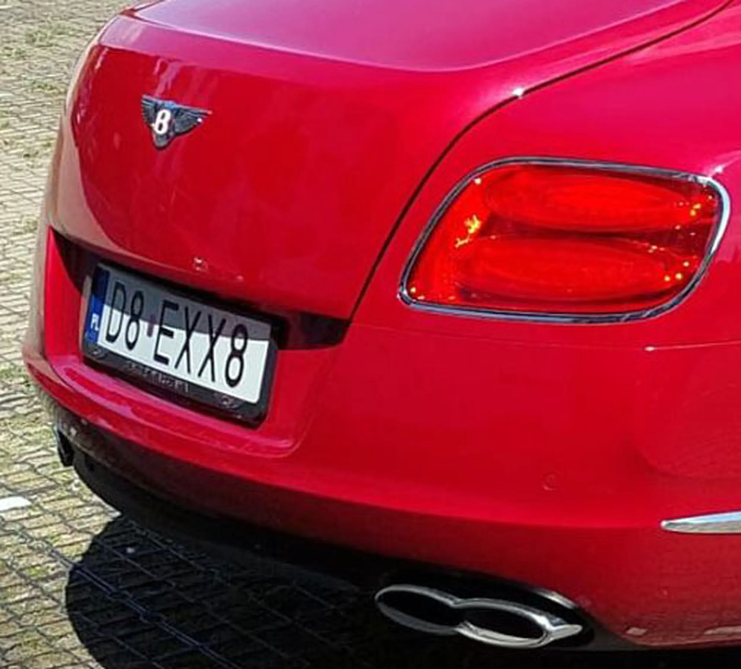 Fajny numer, blacha D8 EXX8