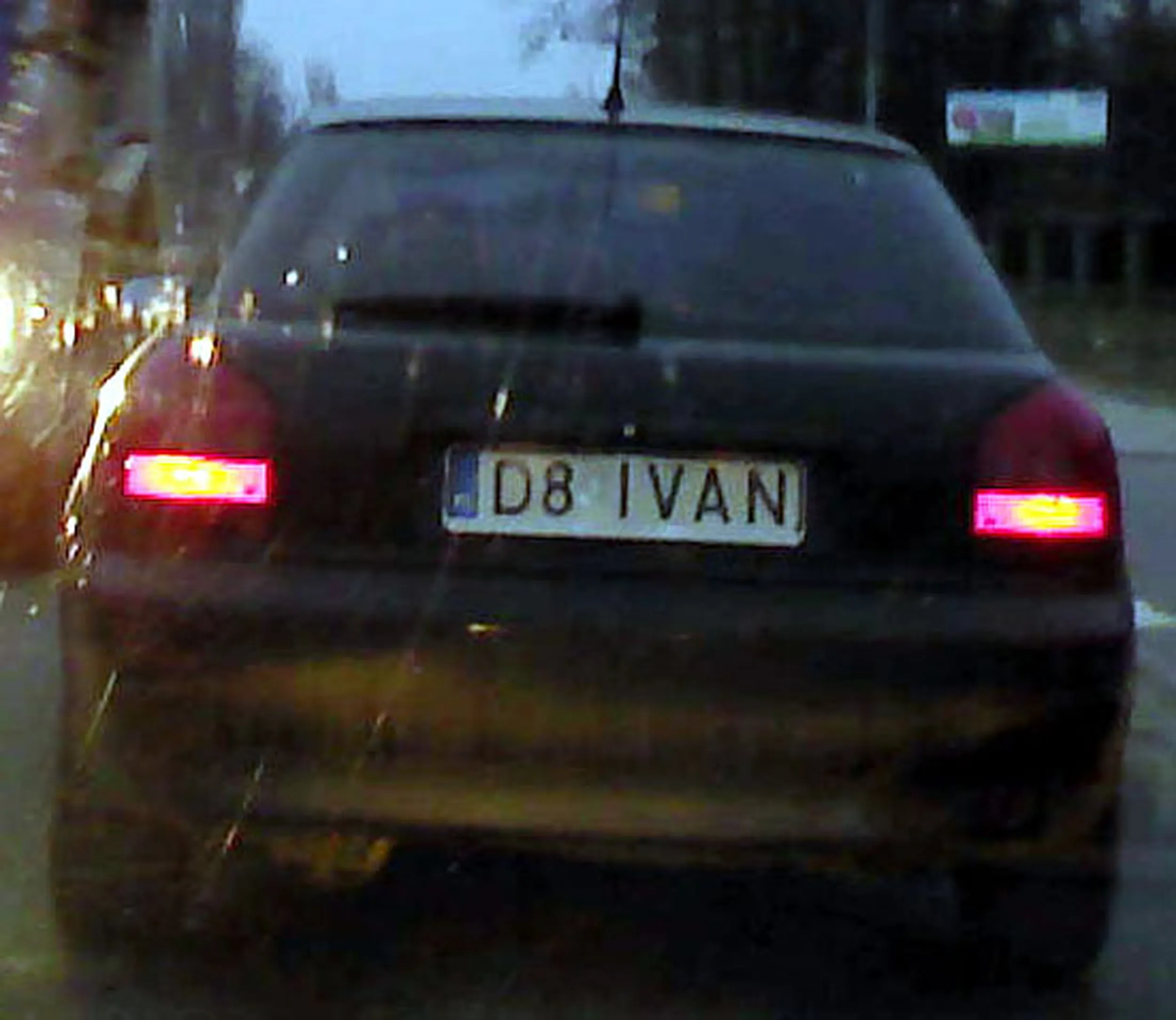 Fajny numer, blacha D8 IVAN