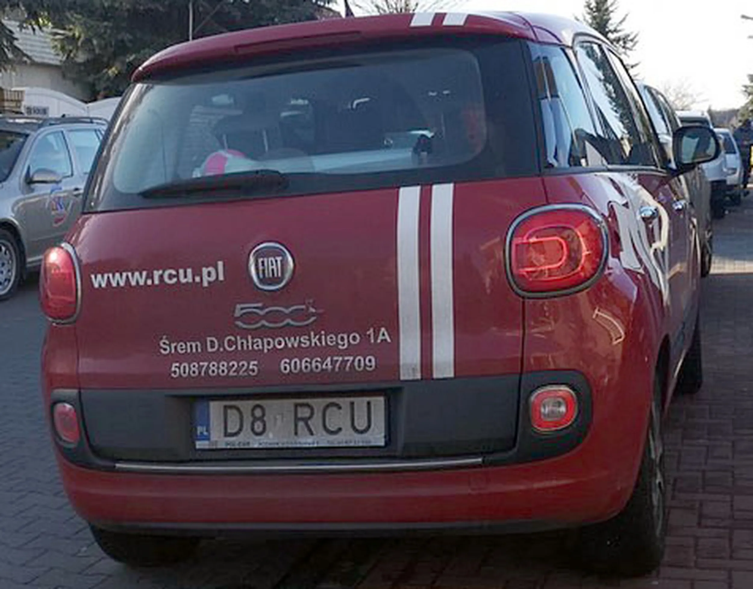 Fajny numer, blacha D8 RCU