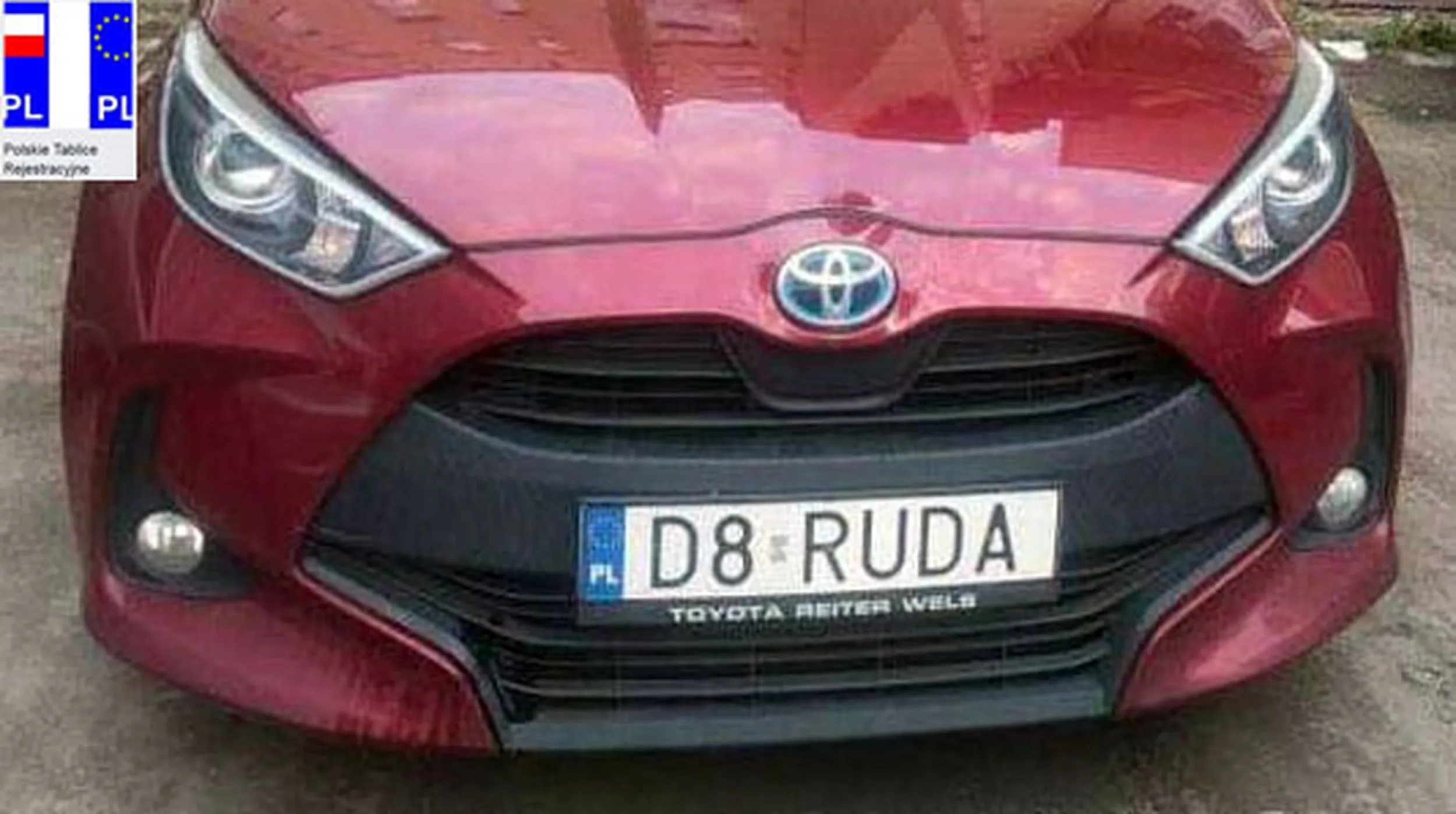 Fajny numer, blacha D8 RUDA