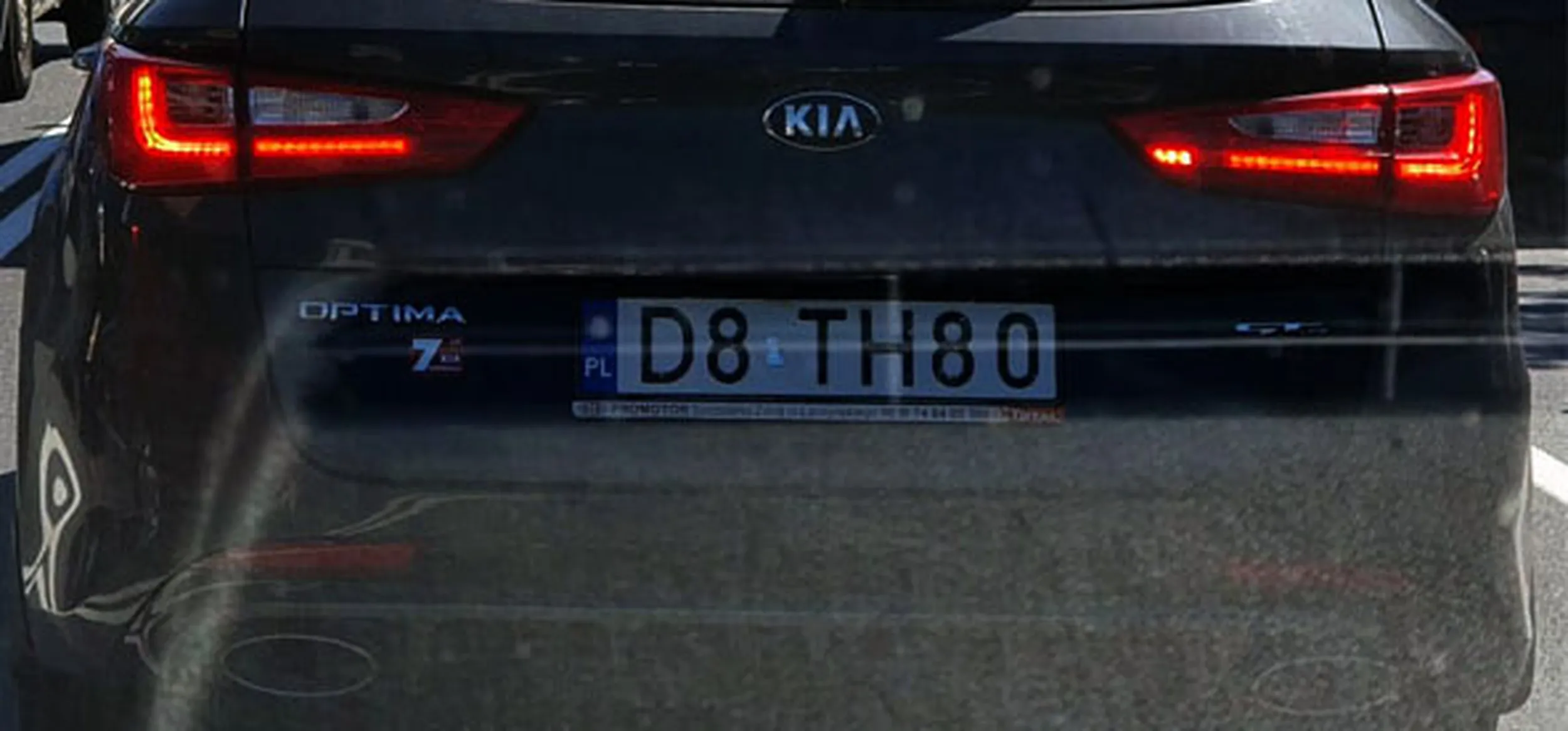 Fajny numer, blacha D8 TH80