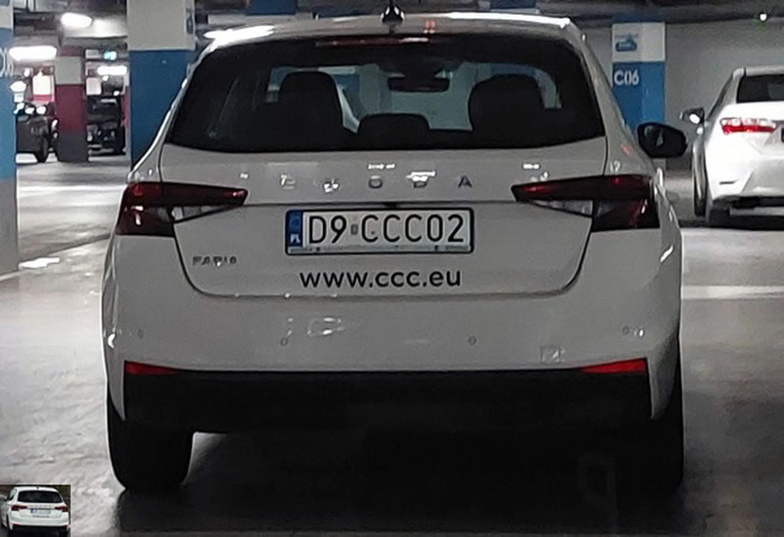 Fajny numer, blacha D9 CCC02