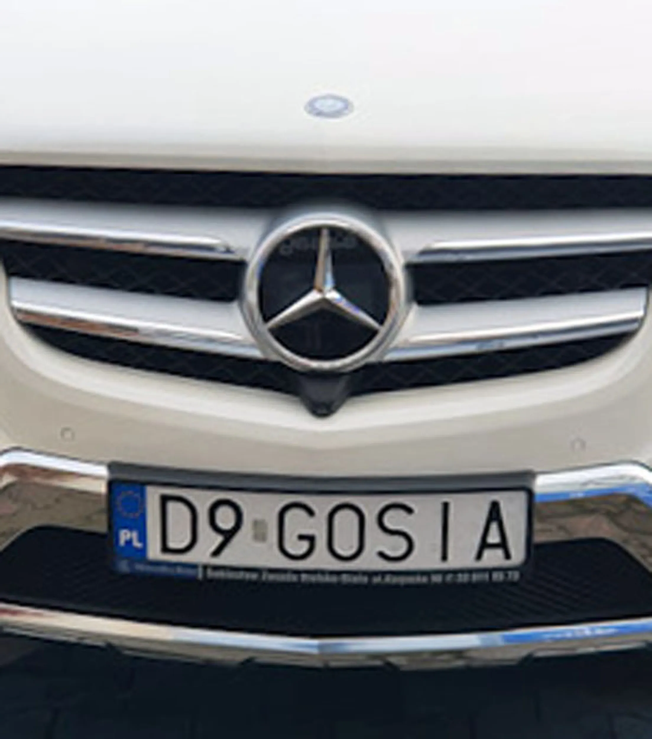 Fajny numer, blacha D9 GOSIA