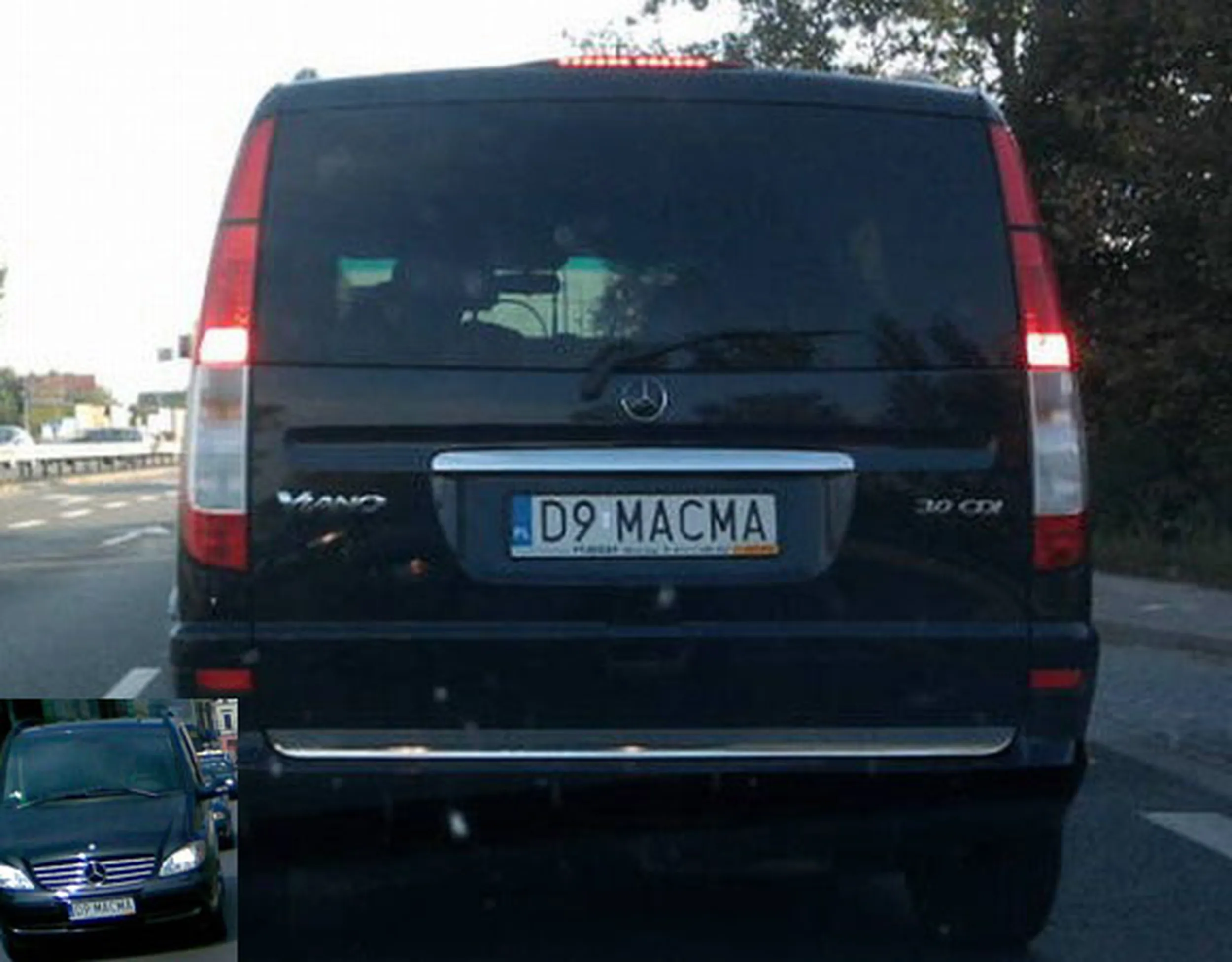 Fajny numer, blacha D9 MACMA