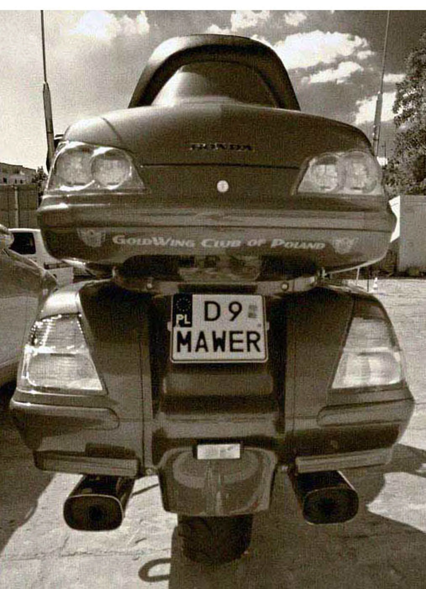 Fajny numer, blacha D9 MAWER