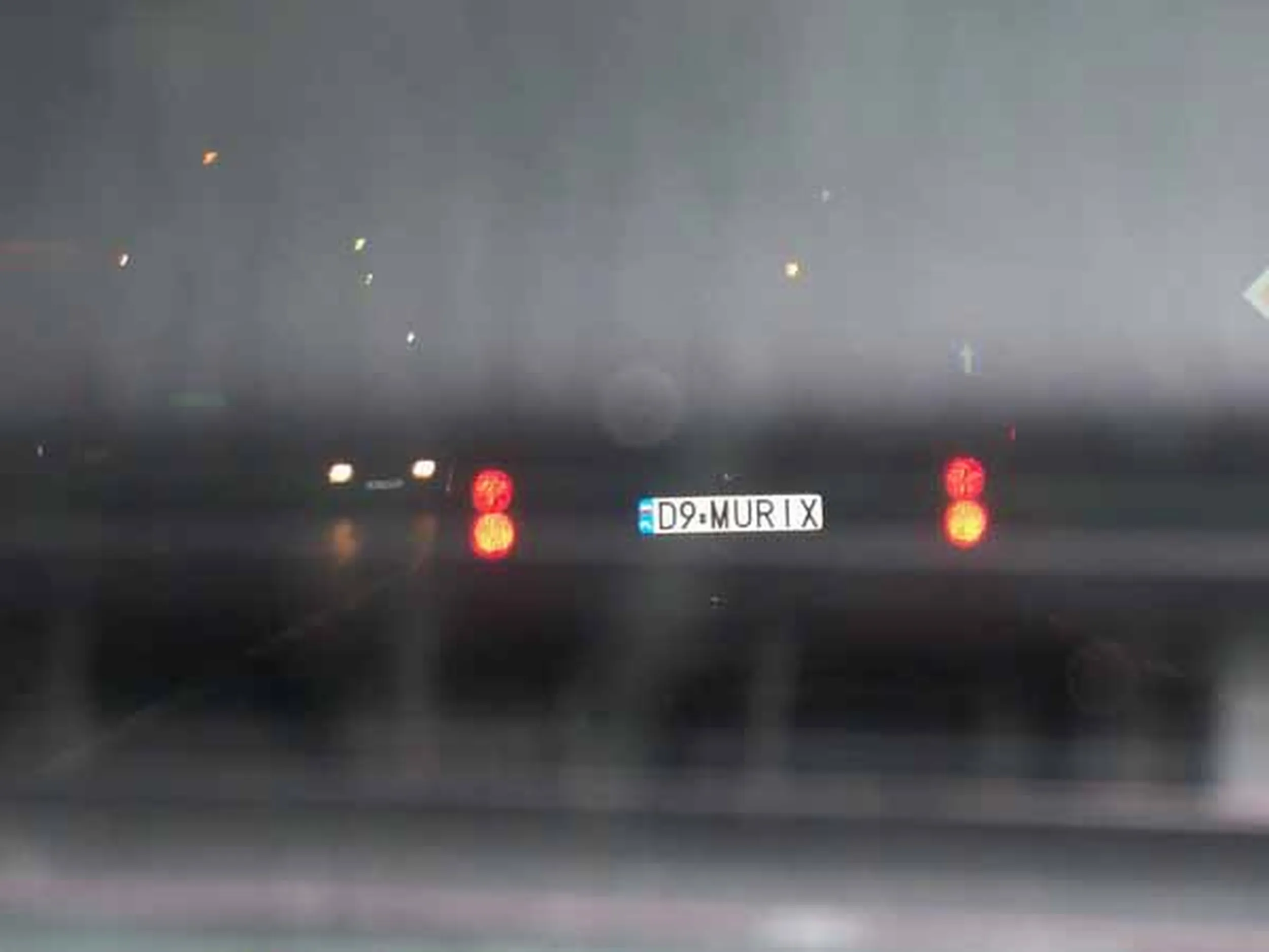 Fajny numer, blacha D9 MURIX