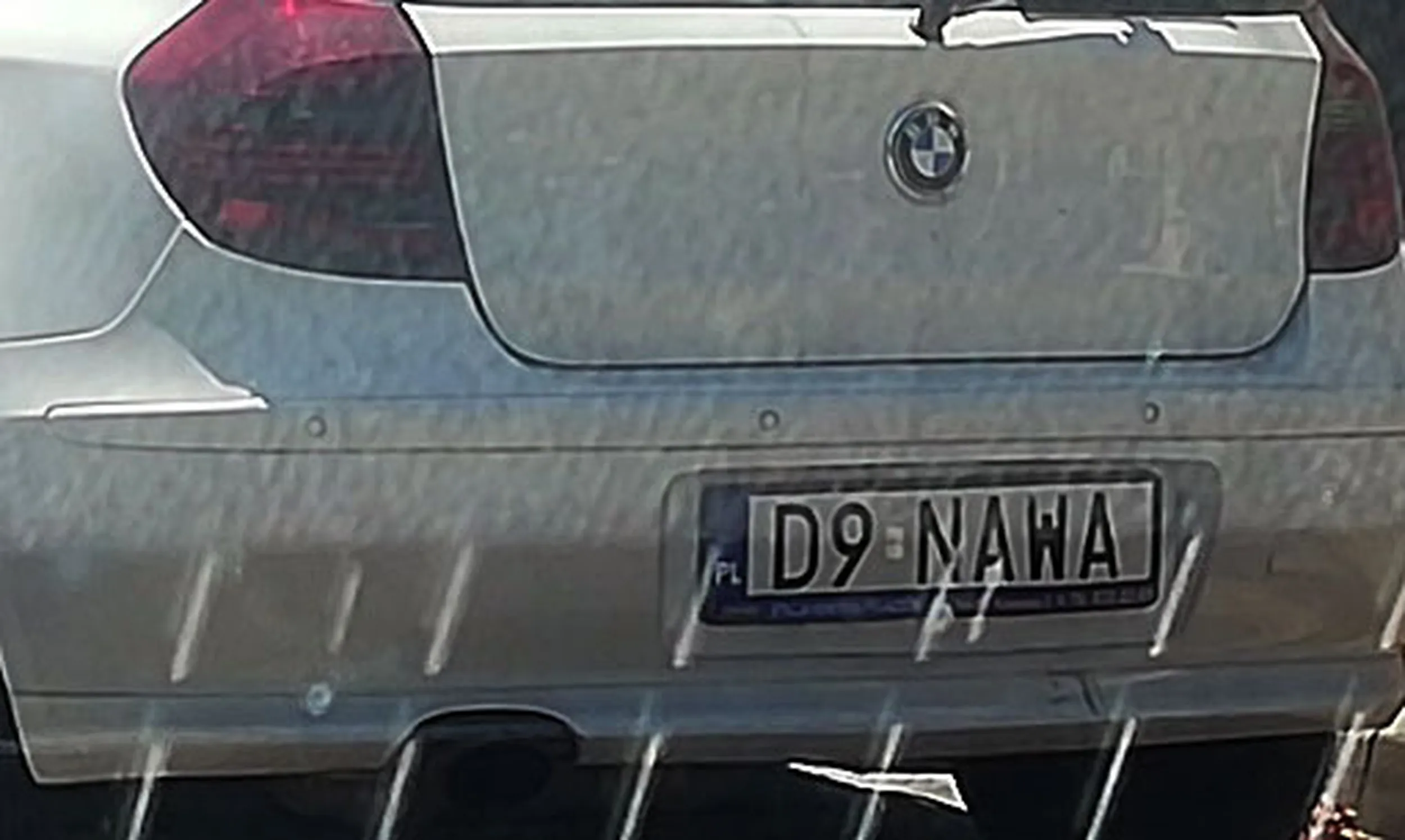 Fajny numer, blacha D9 NAWA