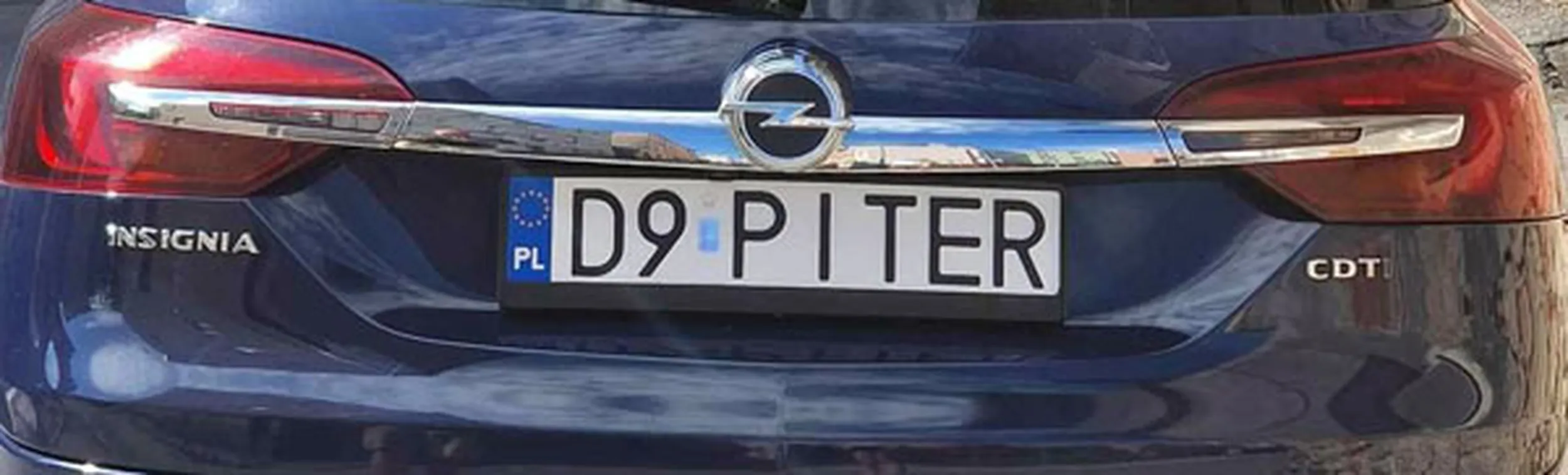 Fajny numer, blacha D9 PITER