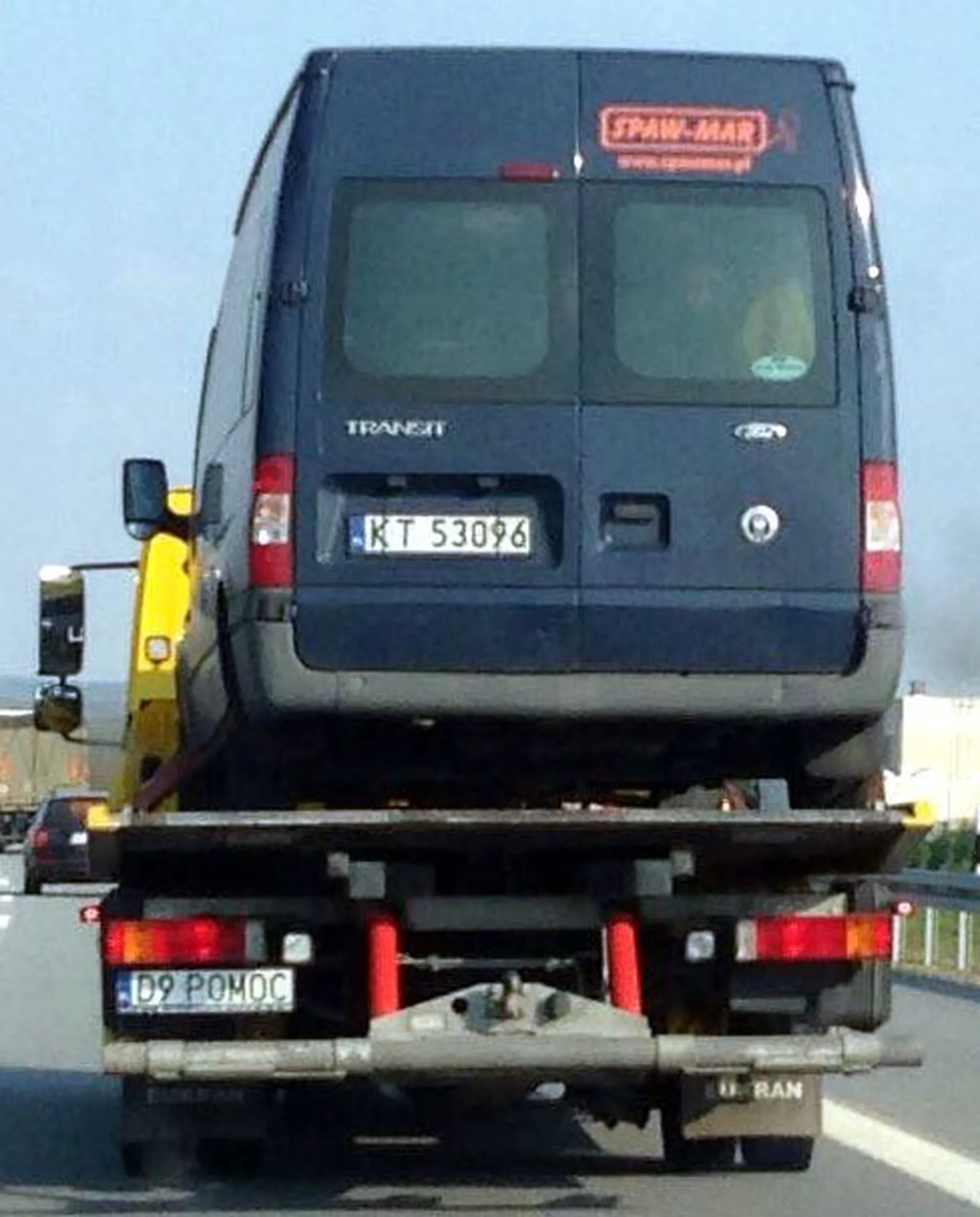 Fajny numer, blacha D9 POMOC